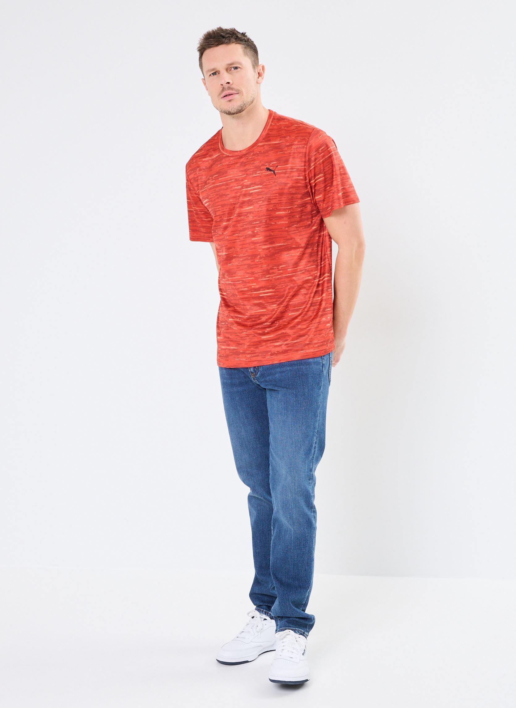 Tee-shirts manches courtes M TAD ESSENTIALS AOP Tee homme rouge Puma Tee-shirts manches courtes M TAD ESSENTIALS AOP Tee homme rouge RED FIRE