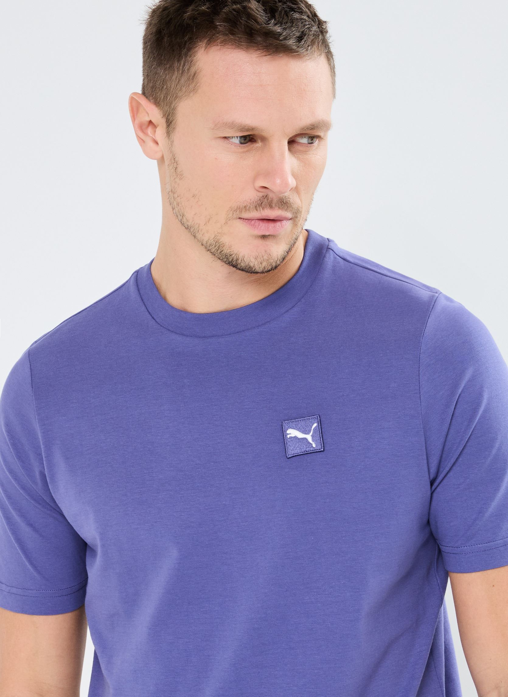Tee-shirts manches courtes ESS ELEVATED Tee homme bleu Puma Tee-shirts manches courtes ESS ELEVATED Tee homme bleu BLUE CRYSTAL