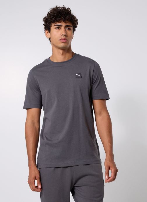 Puma T-shirts met korte mouwen ESS ELEVATED Tee heren blauw