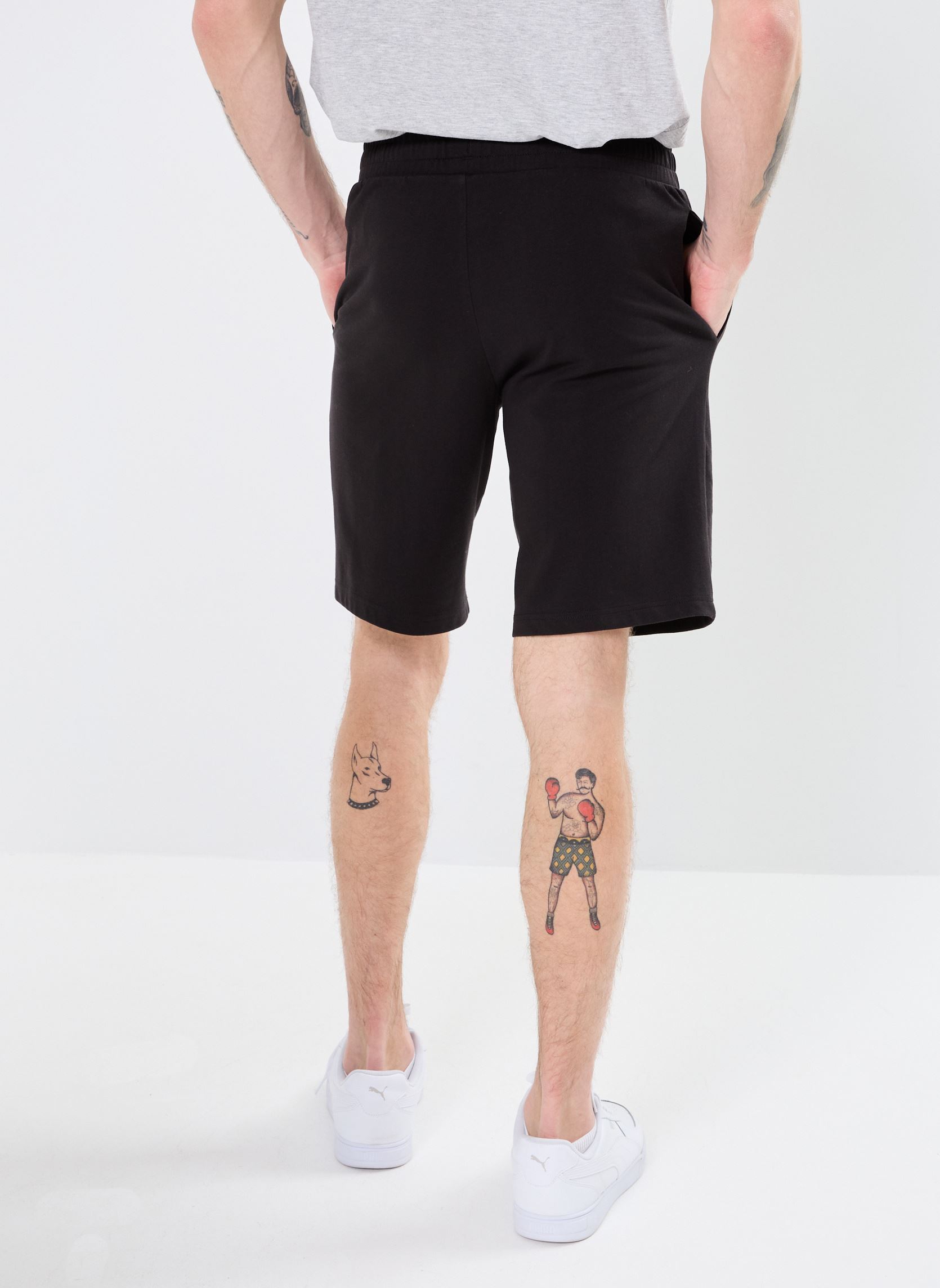 Shorts ESS No. 1 Logo Jersey Shorts 10'' herren schwarz Puma Shorts ESS No. 1 Logo Jersey Shorts 10'' herren schwarz Puma Black