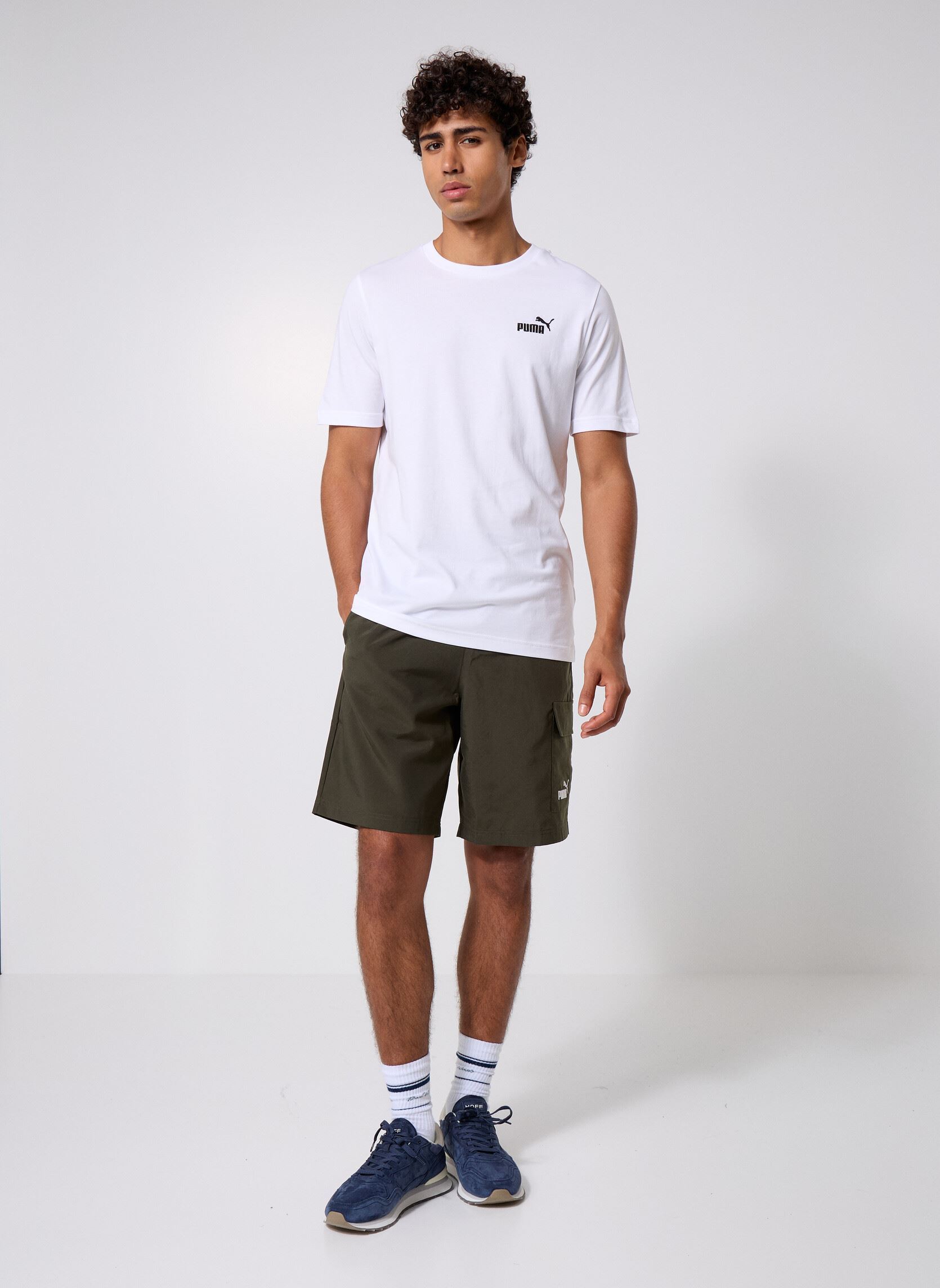 Shorts de sport ESS No. 1 Logo Woven Cargo Shorts 9 homme bleu Puma Shorts de sport ESS No. 1 Logo Woven Cargo Shorts 9 homme bleu DARK OLIVE