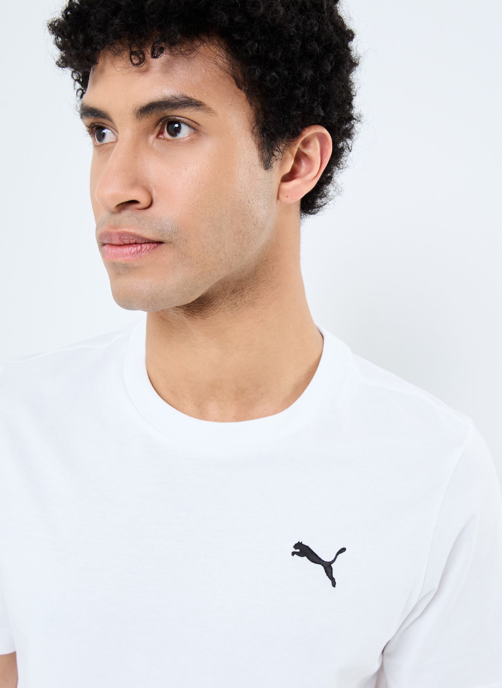 Tee-shirts manches courtes WARDROBE ESS Tee homme blanc Puma Tee-shirts manches courtes WARDROBE ESS Tee homme blanc Puma White