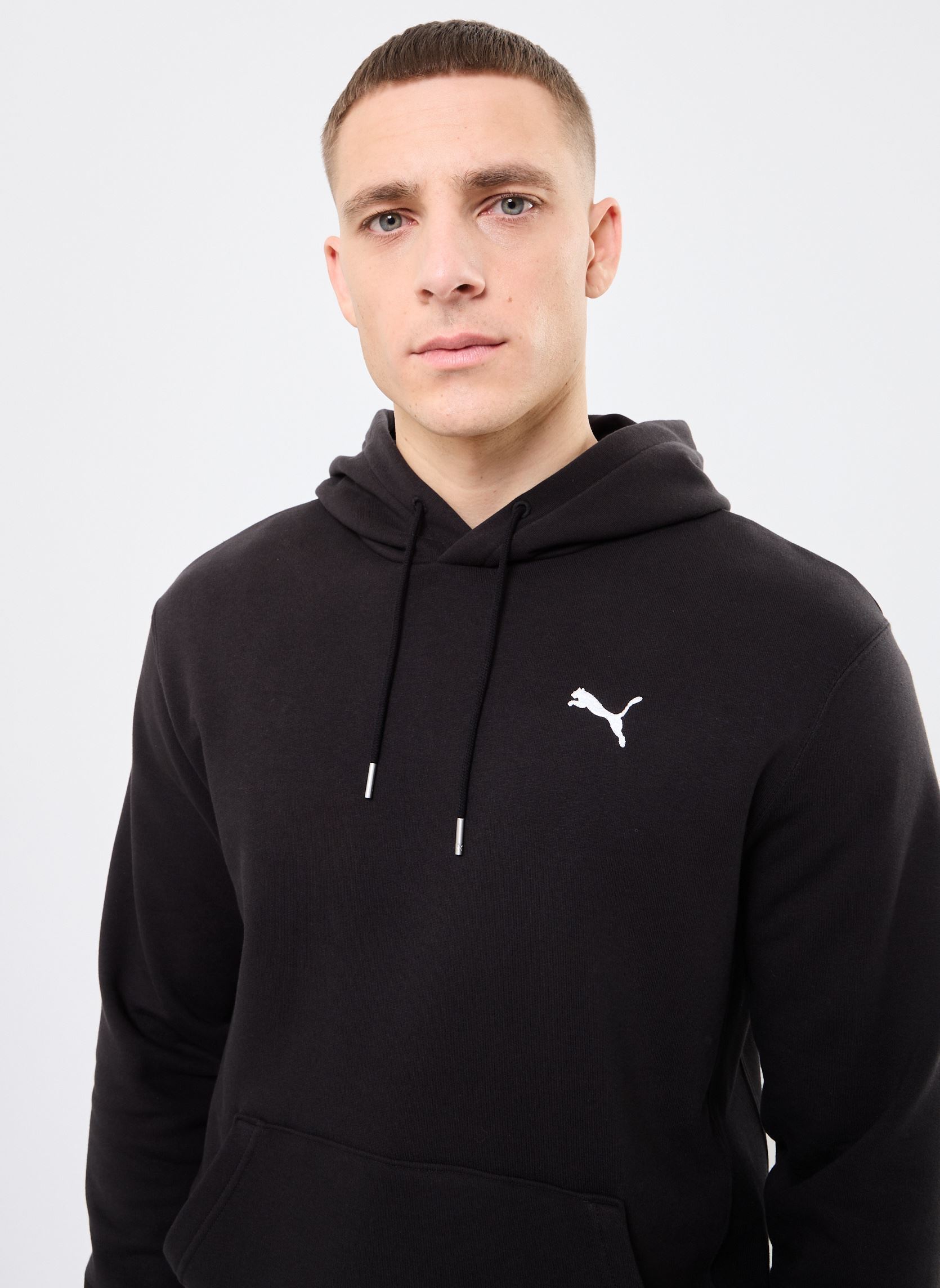 Sweatshirts WARDROBE ESS Hoodie TR herren schwarz Puma Sweatshirts WARDROBE ESS Hoodie TR herren schwarz Puma Black