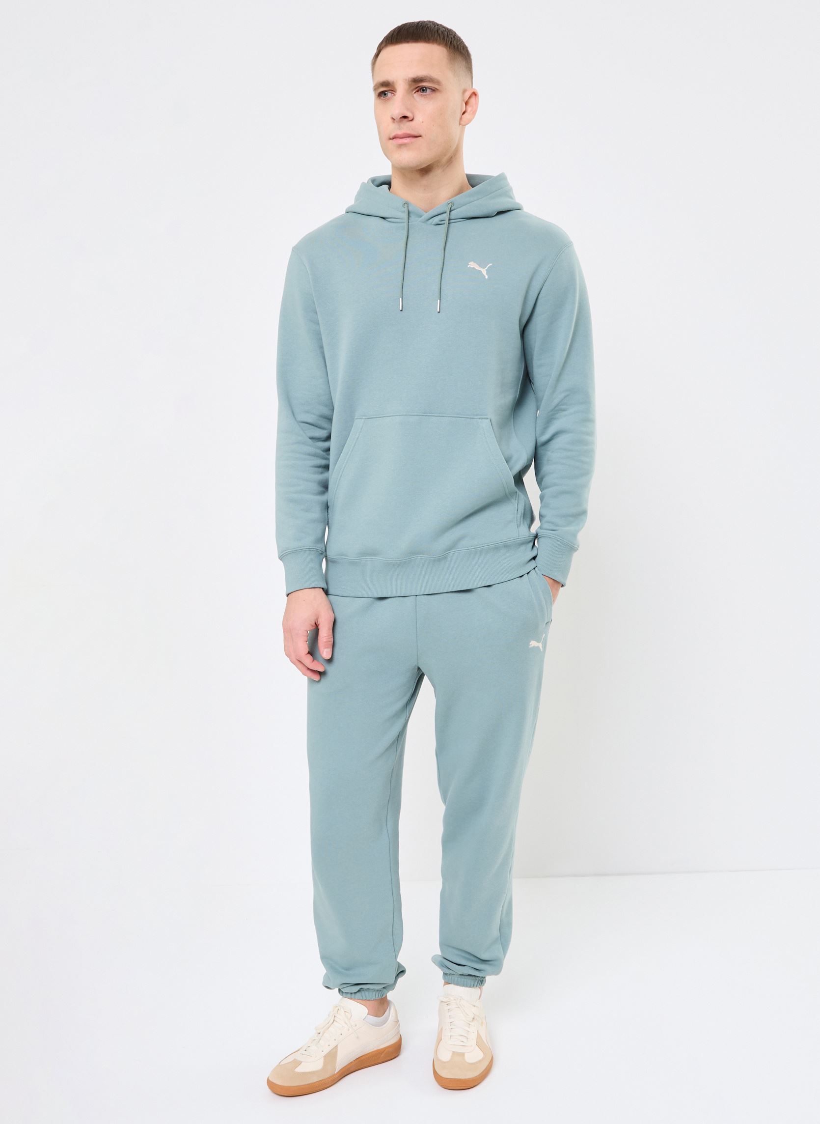 Sweatshirts WARDROBE ESS Hoodie TR herren grün Puma Sweatshirts WARDROBE ESS Hoodie TR herren grün Green Moon