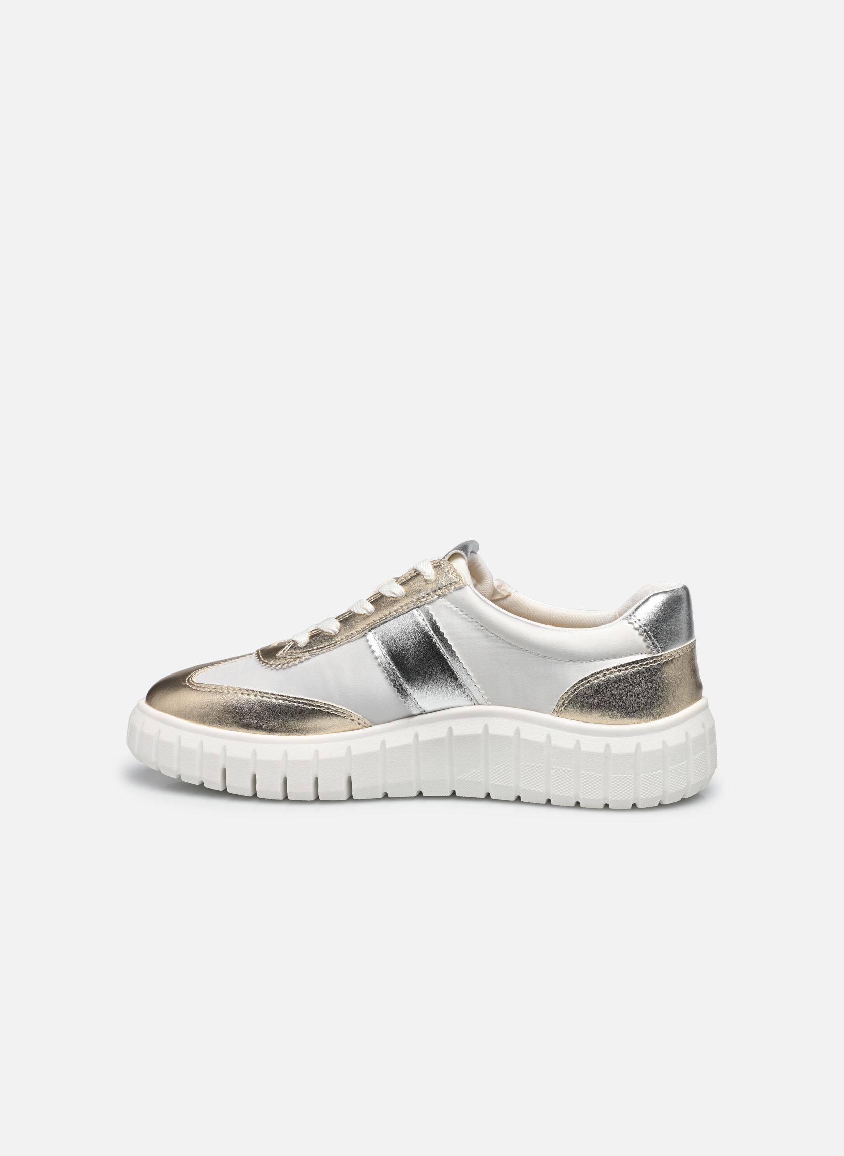 Niedrige Sneaker 83719-44 damen weiß Tamaris Comfort Niedrige Sneaker 83719-44 damen weiß GOLD/SILVER