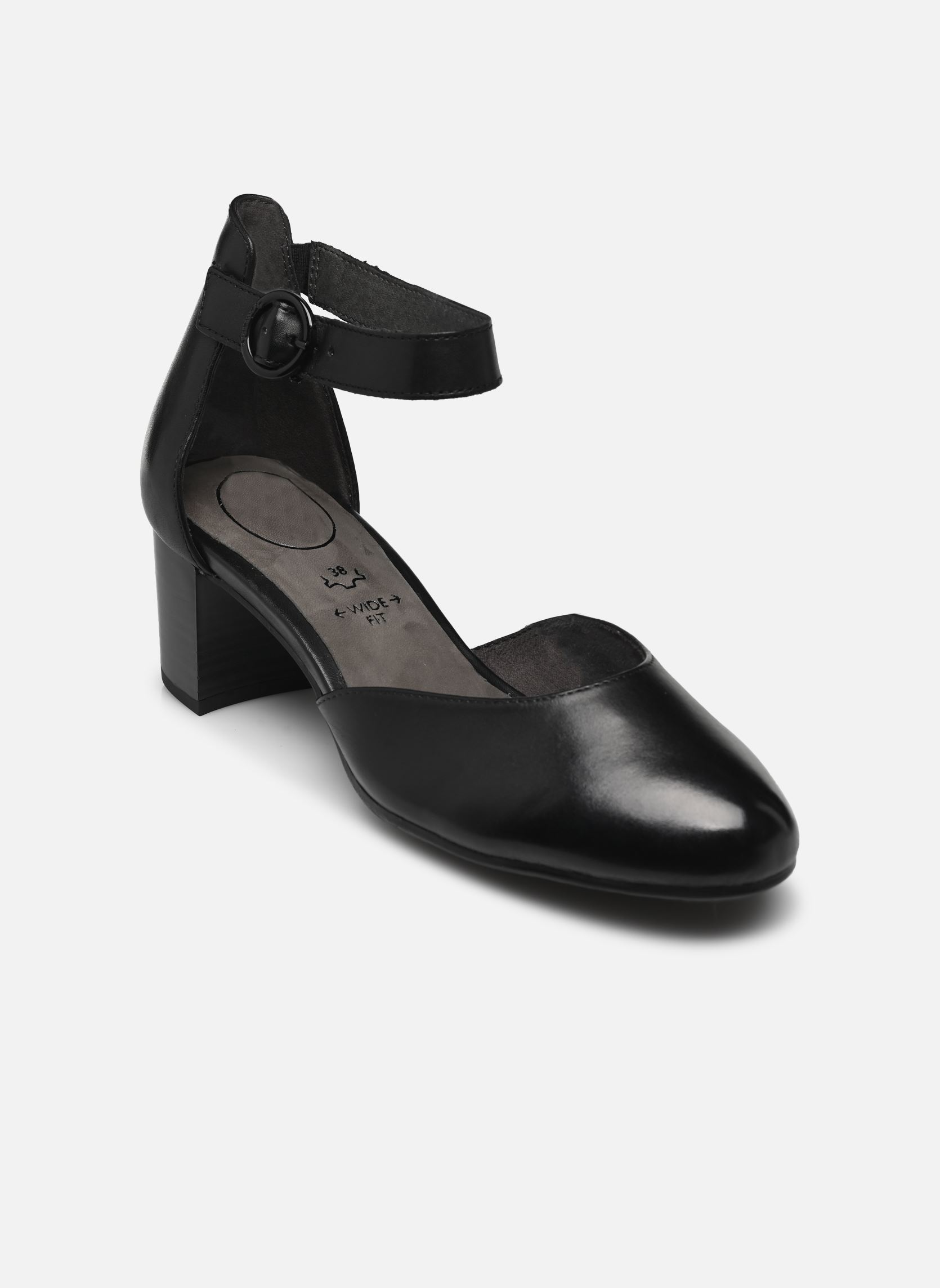 Zapatos de tacón con correas 84402-42 mujer negro Tamaris Comfort Zapatos de tacón con correas 84402-42 mujer negro BLACK NAPPA
