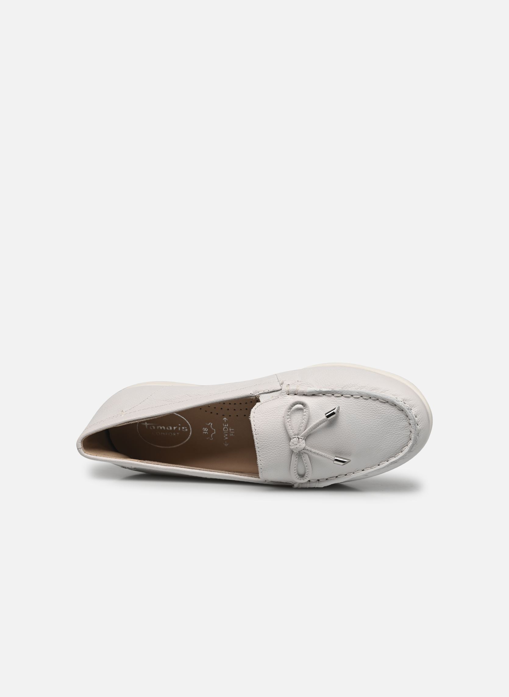 Mocassins 84600-44 femme blanc Tamaris Comfort Mocassins 84600-44 femme blanc WHITE NAPPA