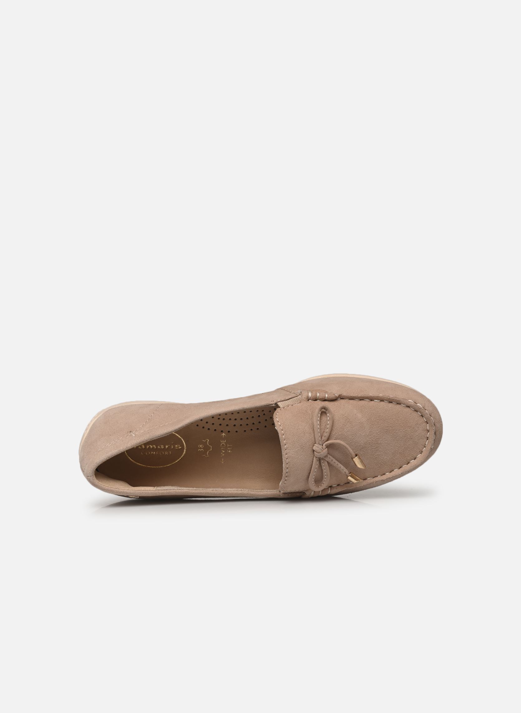 Mocassins 84600-44 dames beige Tamaris Comfort Mocassins 84600-44 dames beige BEIGE SUEDE
