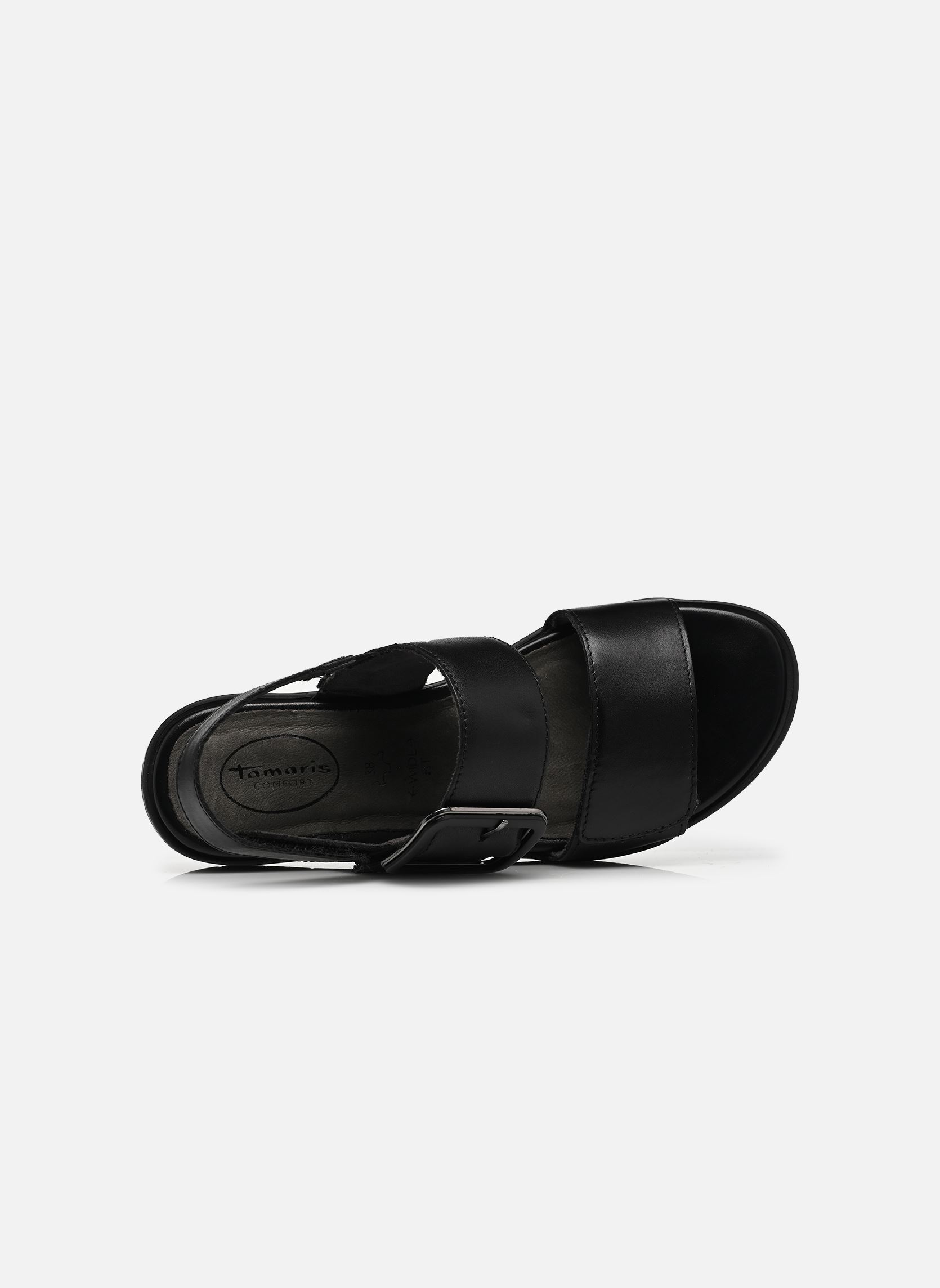 Sandales compensées et plateformes 88706-42 femme noir Tamaris Comfort Sandales compensées et plateformes 88706-42 femme noir BLACK NAPPA