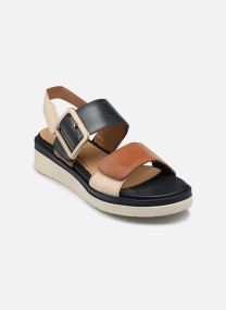 Keil- und Plateausandalen 88706-42 damen beige