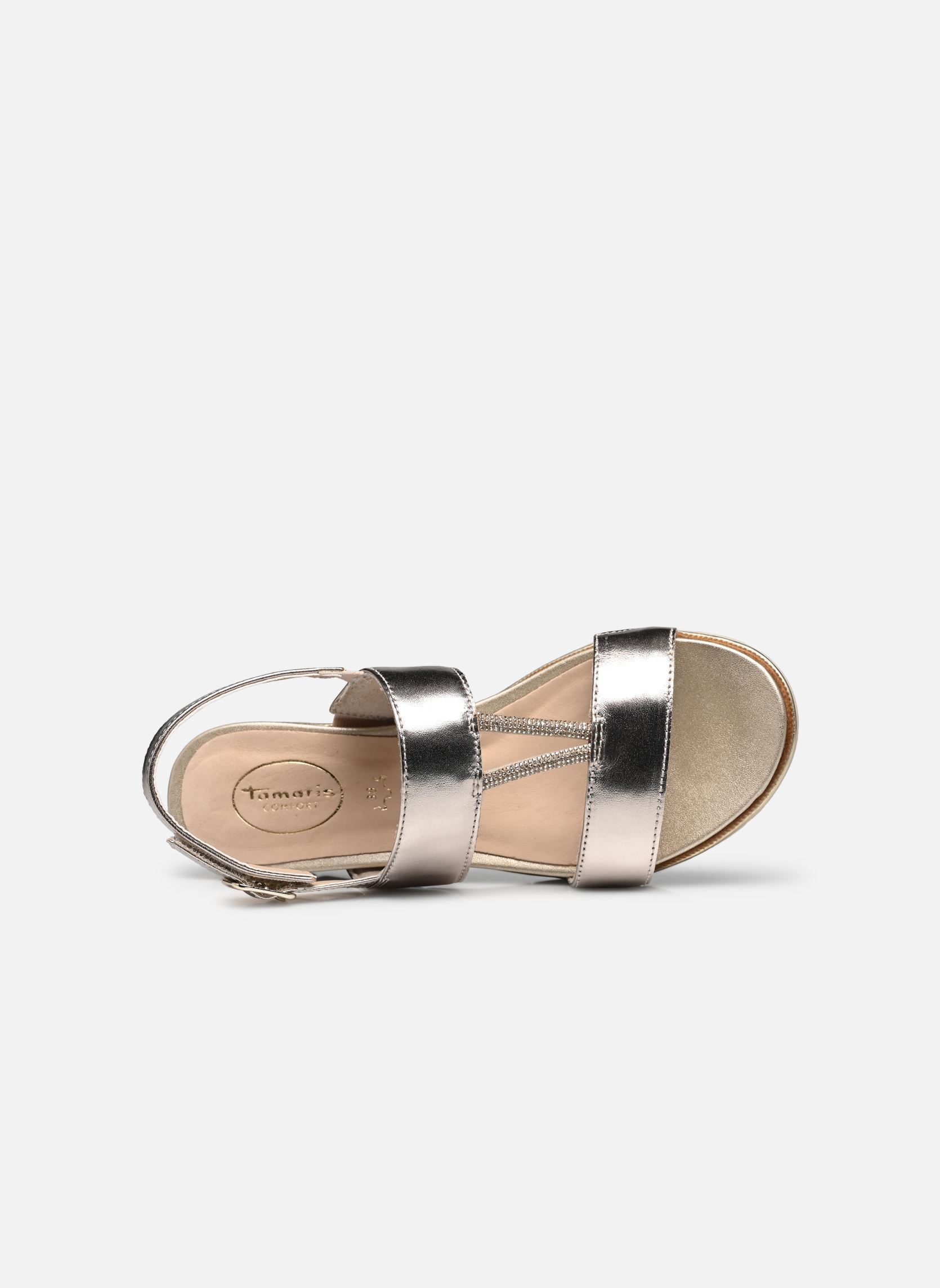 Sandales compensées et plateformes 88709-44 femme or et bronze Tamaris Comfort Sandales compensées et plateformes 88709-44 femme or et bronze LT GOLD