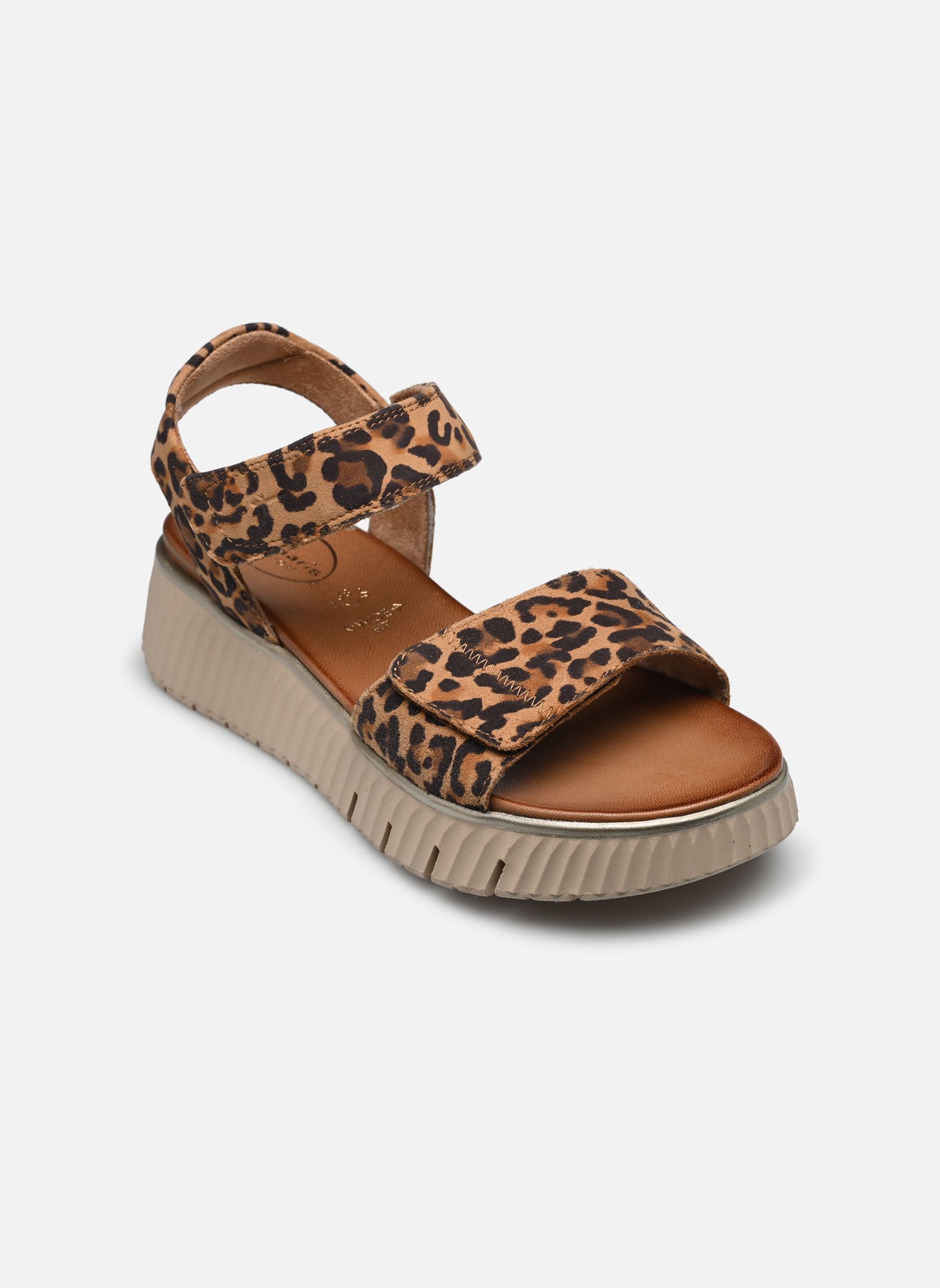 Sandalias y plataformas de cuña 88720-44 mujer marrón Tamaris Comfort Sandalias y plataformas de cuña 88720-44 mujer marrón LEOPARD