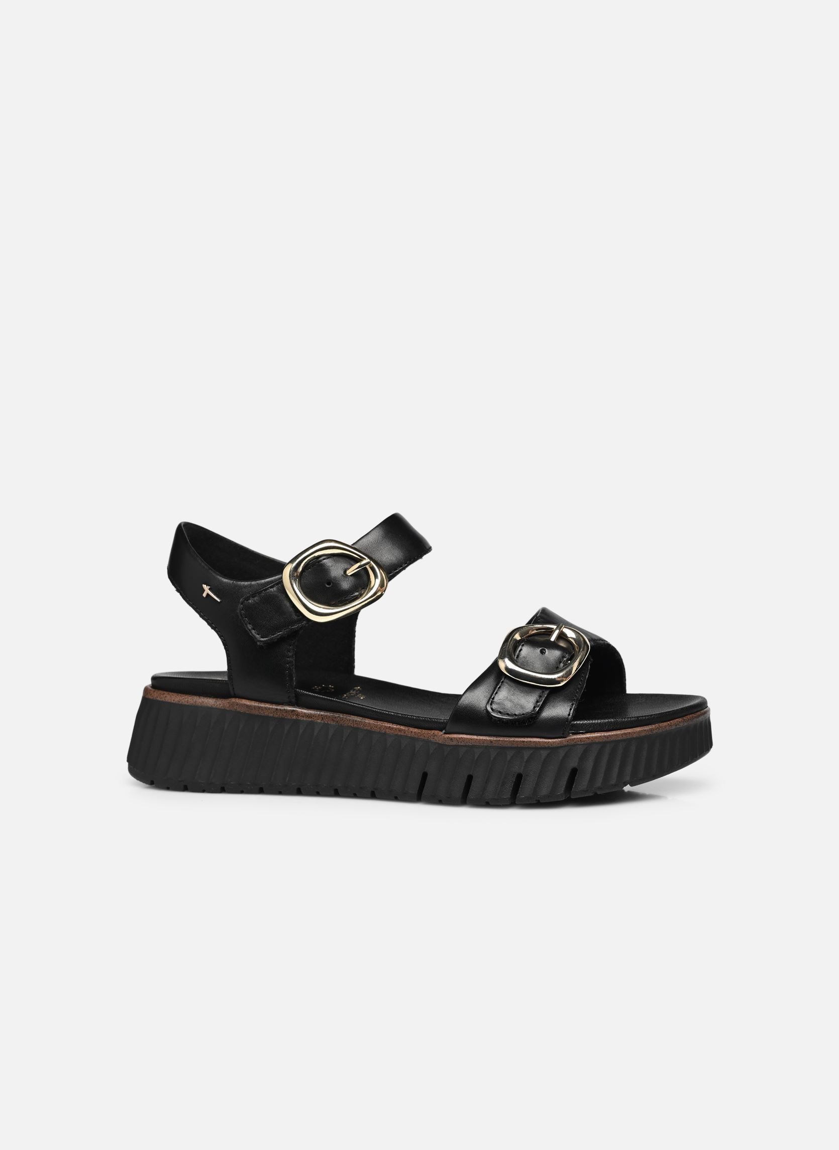Sandalias y plataformas de cuña 88721-44 mujer negro Tamaris Comfort Sandalias y plataformas de cuña 88721-44 mujer negro BLACK
