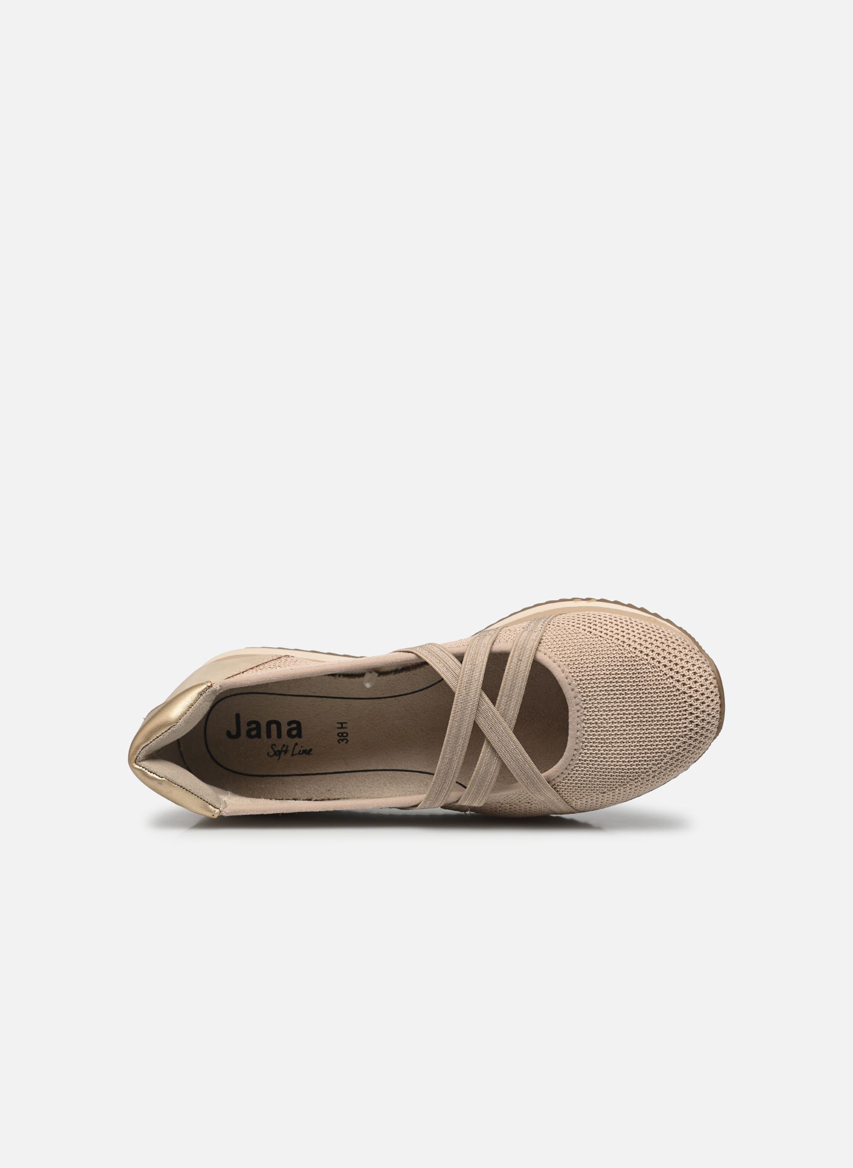 Babys 22173-42 damen beige Jana shoes Babys 22173-42 damen beige BEIGE/GOLD