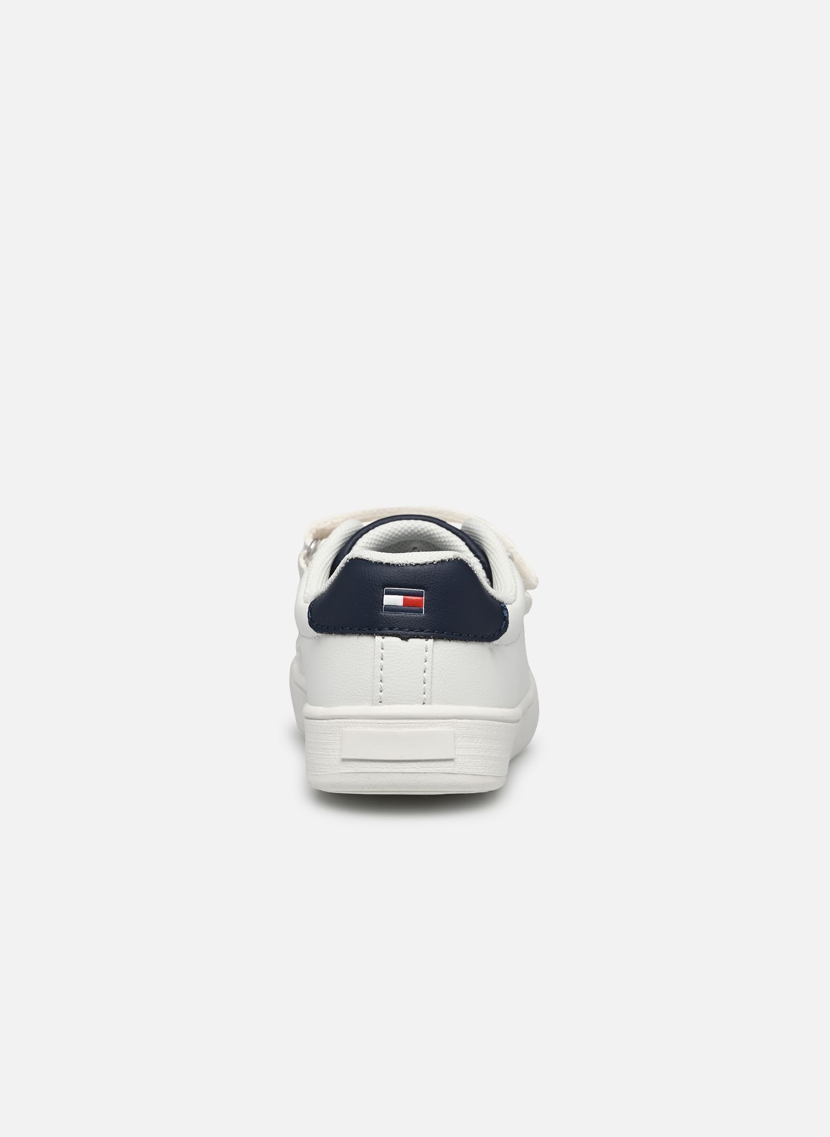 Baskets LOW CUT VELCRO SNEAKER WHITE/BLUE blanc Tommy Hilfiger Baskets LOW CUT VELCRO SNEAKER WHITE/BLUE blanc White/blue