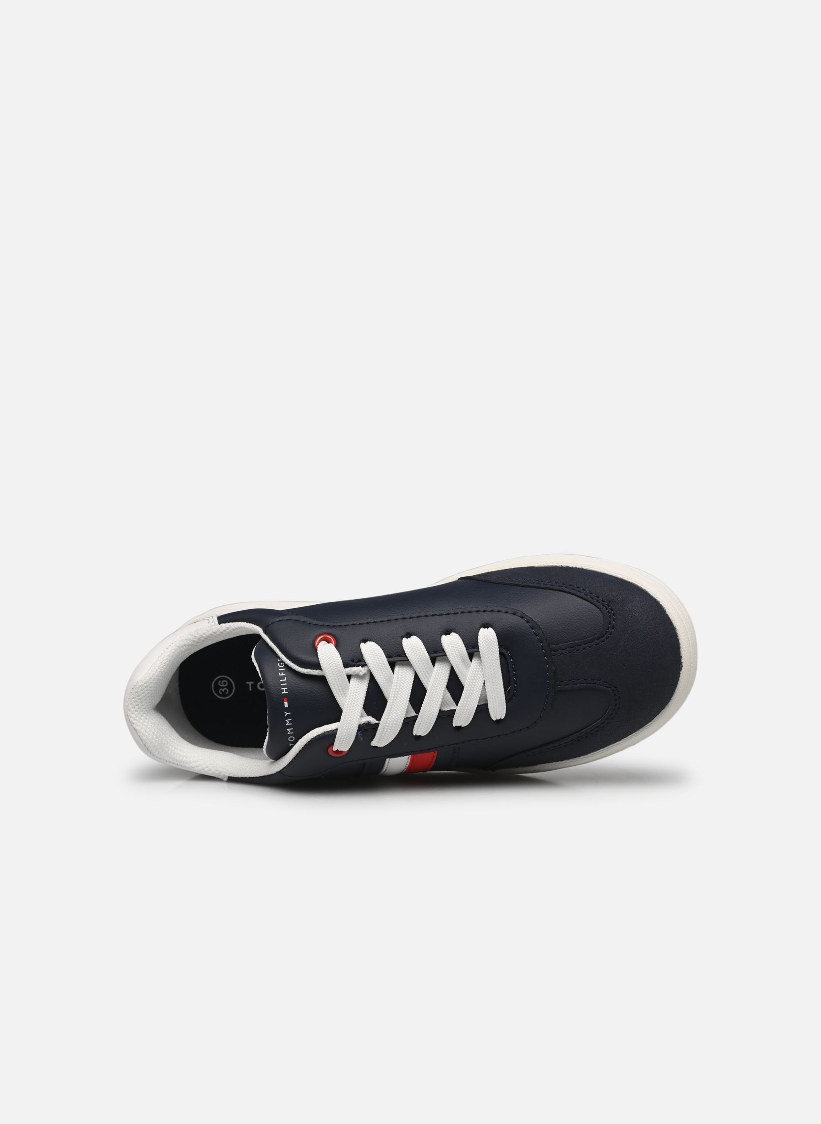 Baskets STRIPE LOW CUT LACE-UP SNEAKER BLUE/WHIT bleu Tommy Hilfiger Baskets STRIPE LOW CUT LACE-UP SNEAKER BLUE/WHIT bleu Blue/white