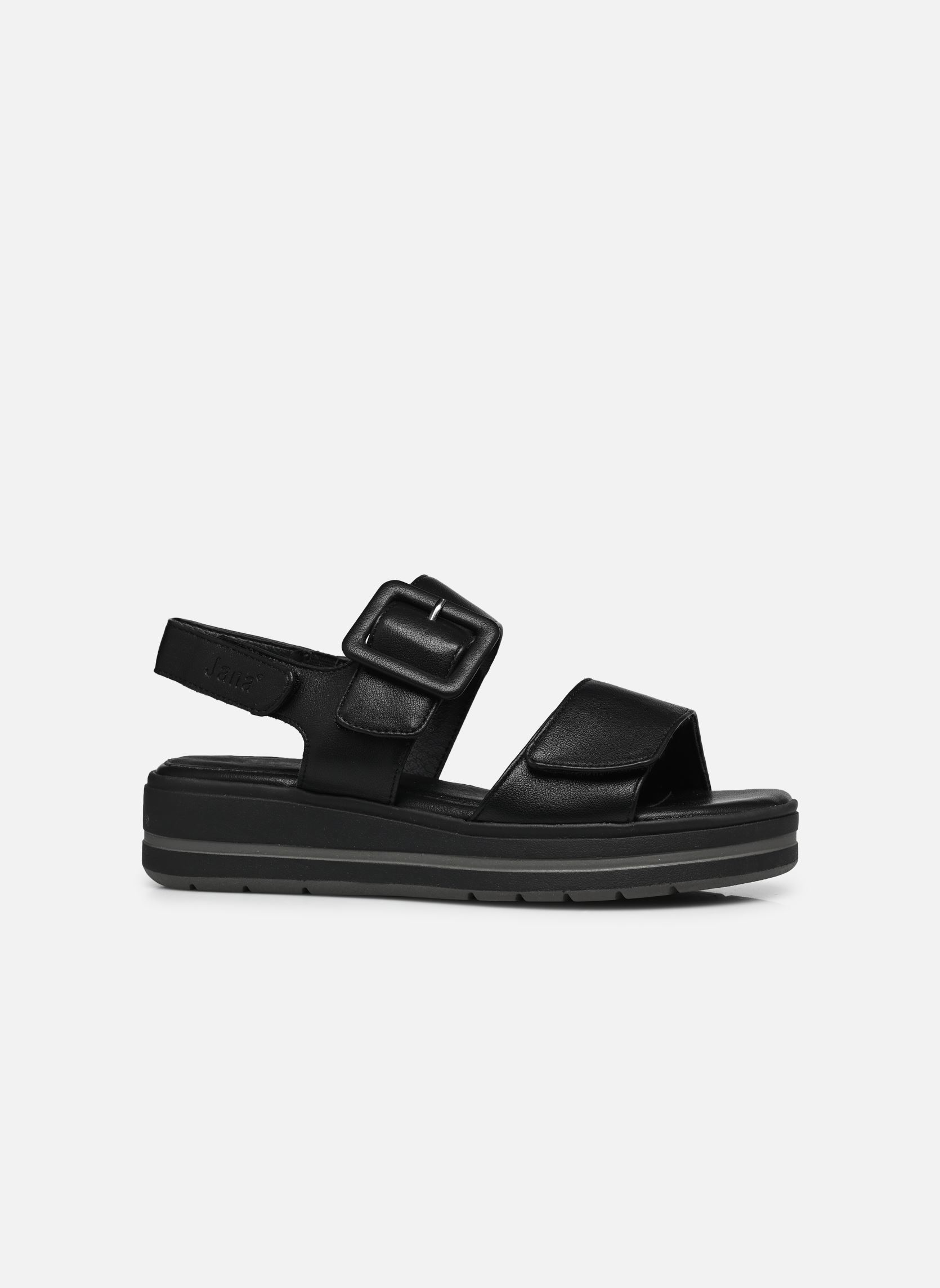 Sandales compensées et plateformes 28266-44 femme noir Jana shoes Sandales compensées et plateformes 28266-44 femme noir BLACK