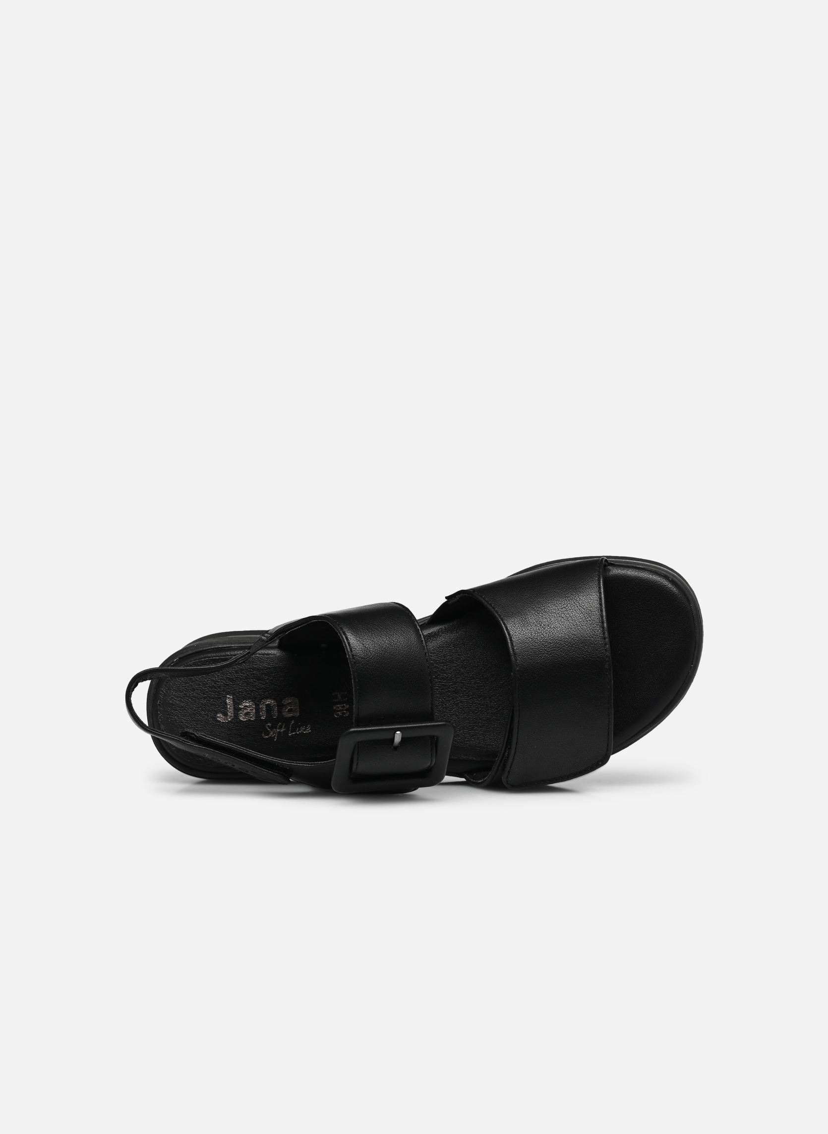 Sandales compensées et plateformes 28266-44 femme noir Jana shoes Sandales compensées et plateformes 28266-44 femme noir BLACK