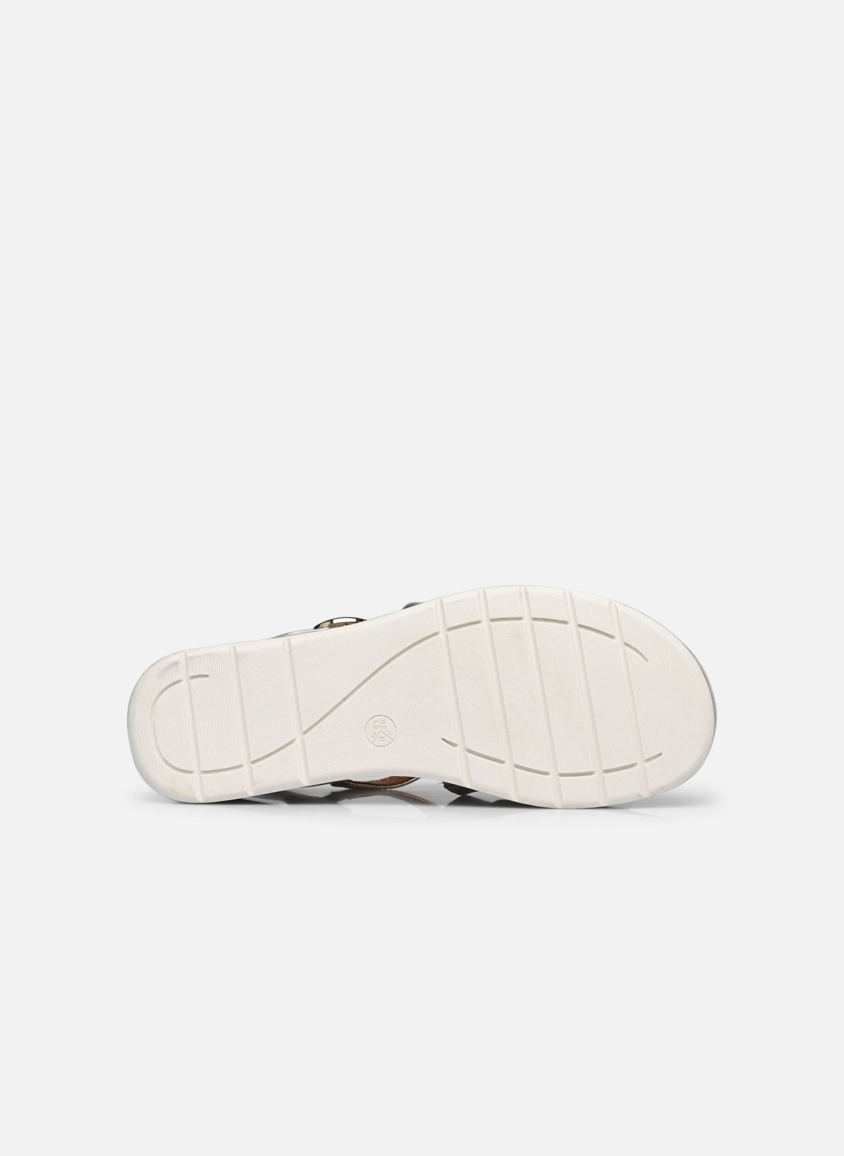 Keil- und Plateausandalen 28267-44 damen weiß Jana shoes Keil- und Plateausandalen 28267-44 damen weiß WHITE/METALLIC