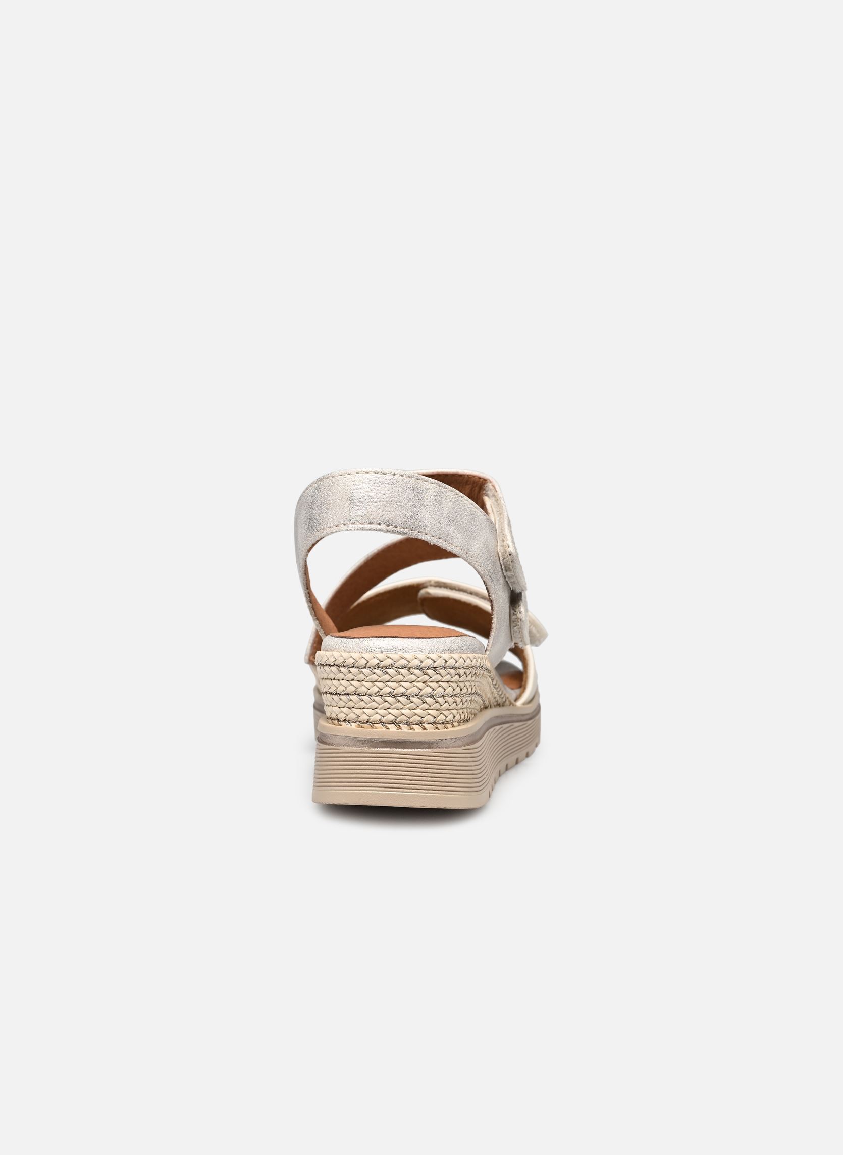 Sandales compensées et plateformes 28763-44 femme beige Jana shoes Sandales compensées et plateformes 28763-44 femme beige BEIGE/GOLD