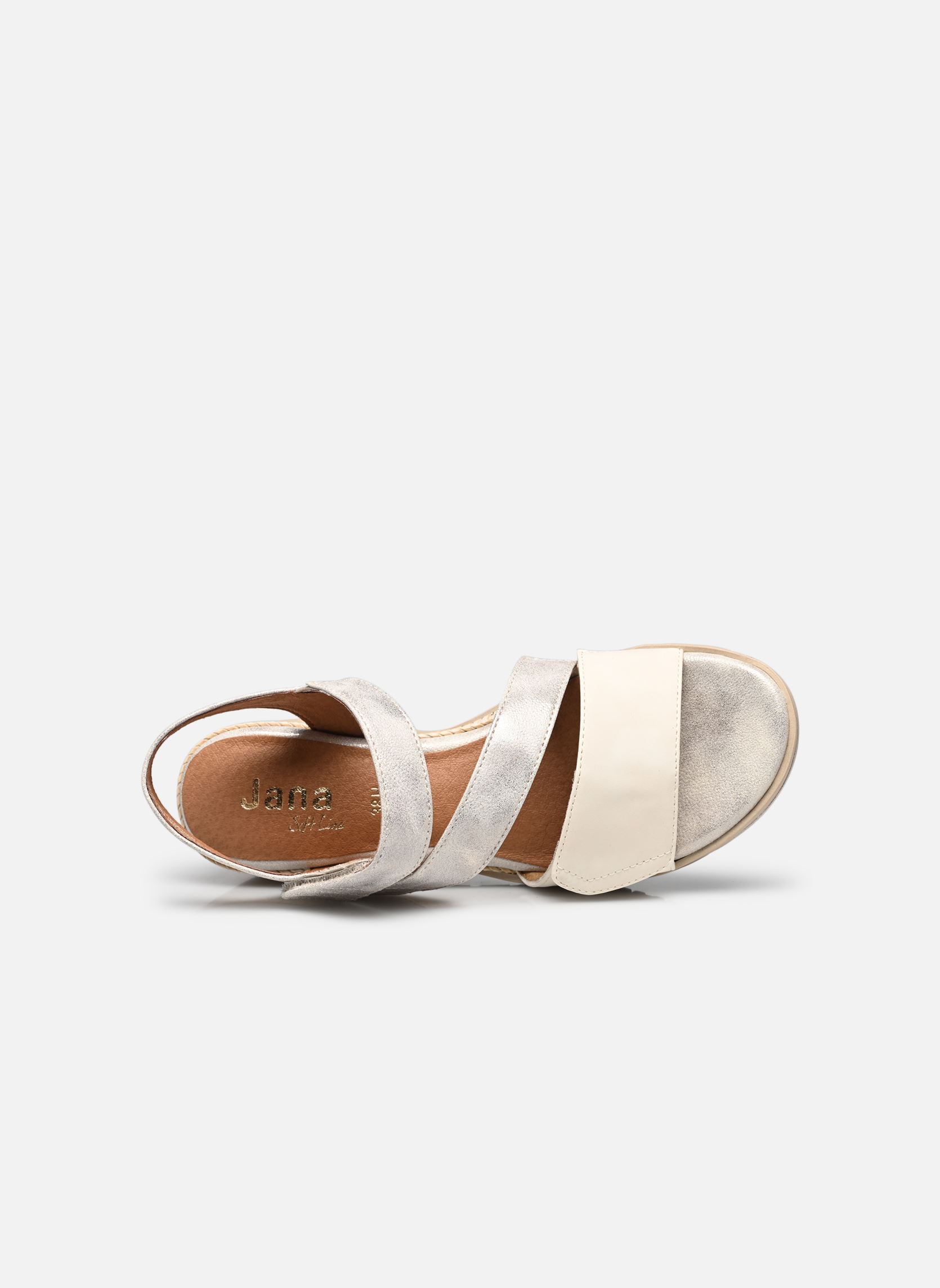 Sandales compensées et plateformes 28763-44 femme beige Jana shoes Sandales compensées et plateformes 28763-44 femme beige BEIGE/GOLD