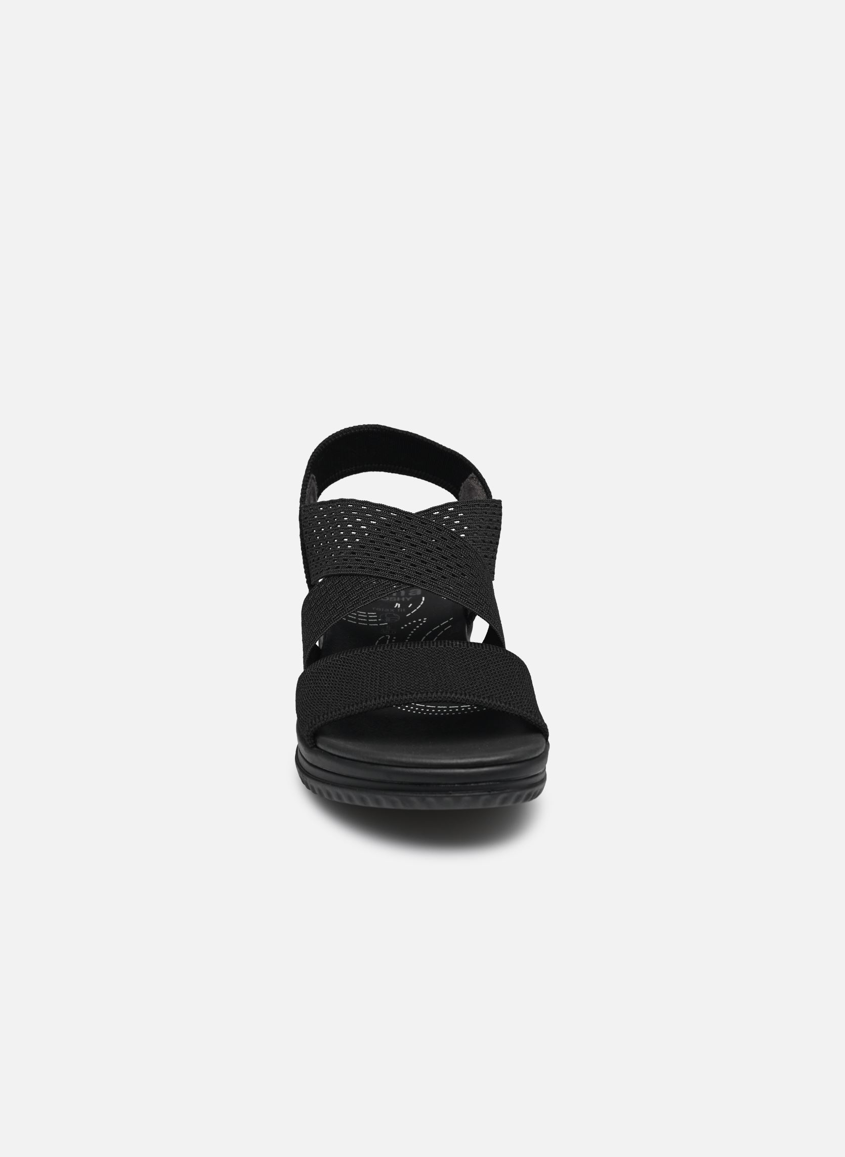 Keil- und Plateausandalen 28768-42 damen schwarz Jana shoes Keil- und Plateausandalen 28768-42 damen schwarz BLACK
