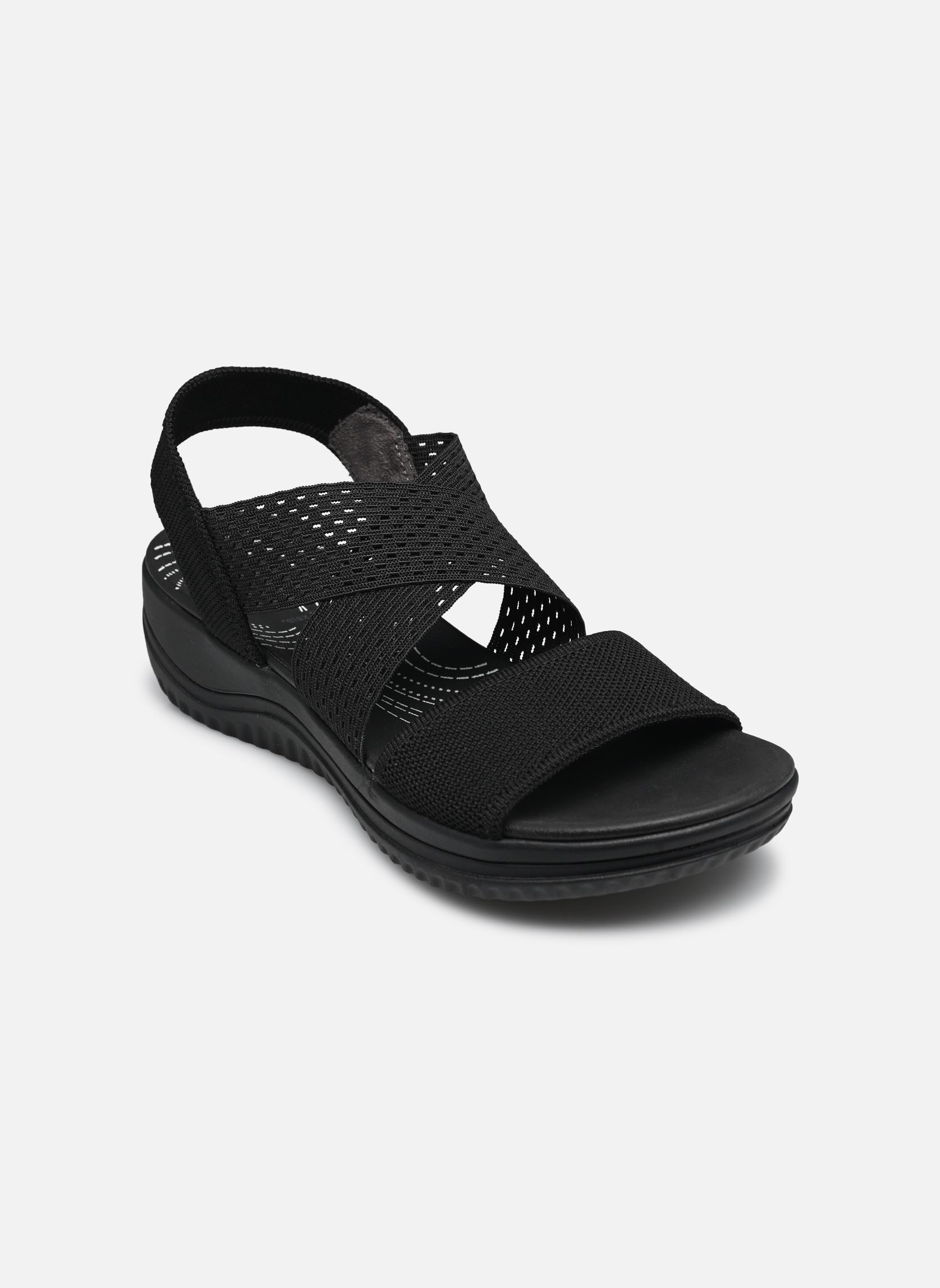Keil- und Plateausandalen 28768-42 damen schwarz Jana shoes Keil- und Plateausandalen 28768-42 damen schwarz BLACK