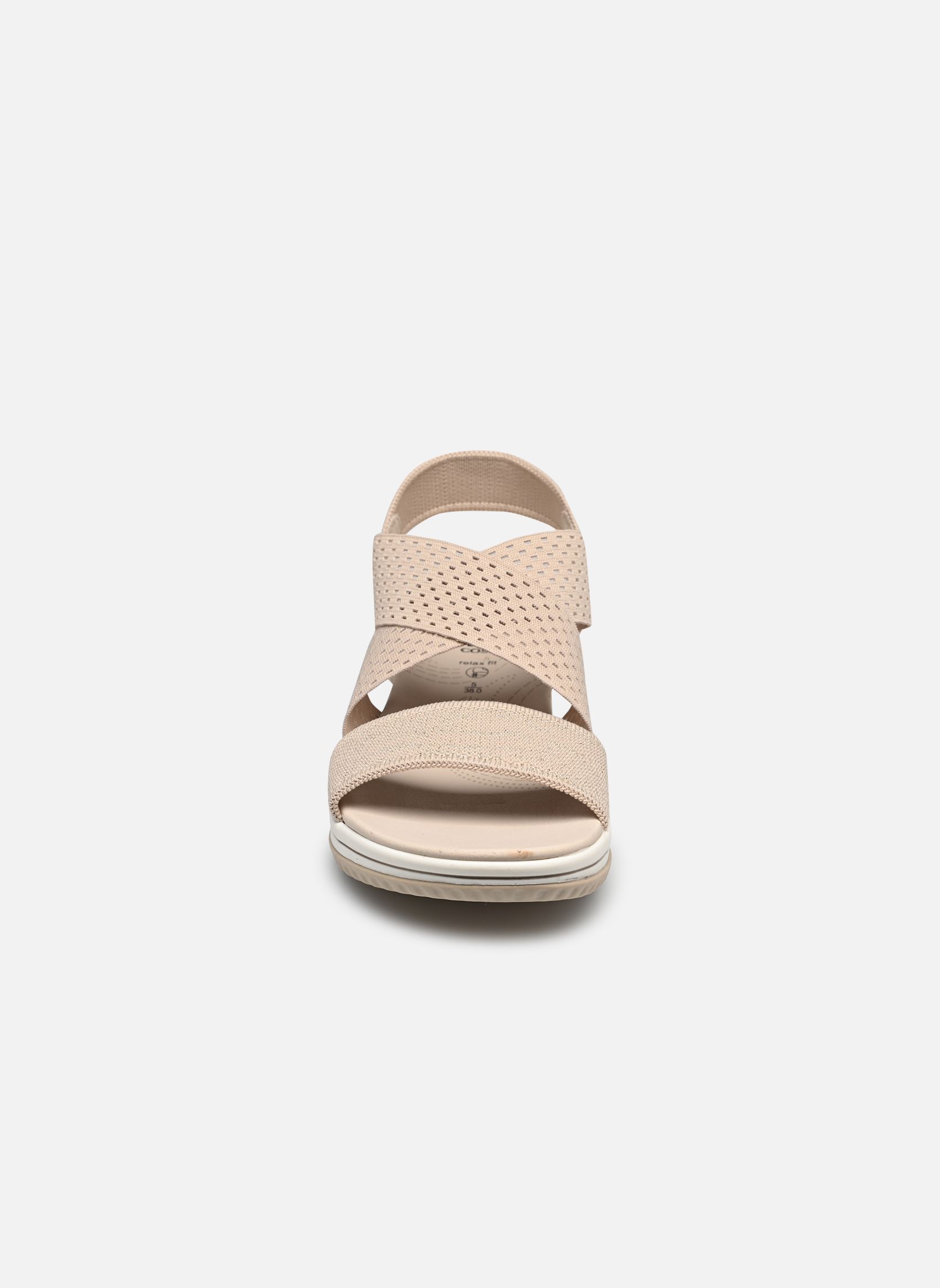 Sandalias y plataformas de cuña 28768-42 mujer beige Jana shoes Sandalias y plataformas de cuña 28768-42 mujer beige BEIGE/GOLD
