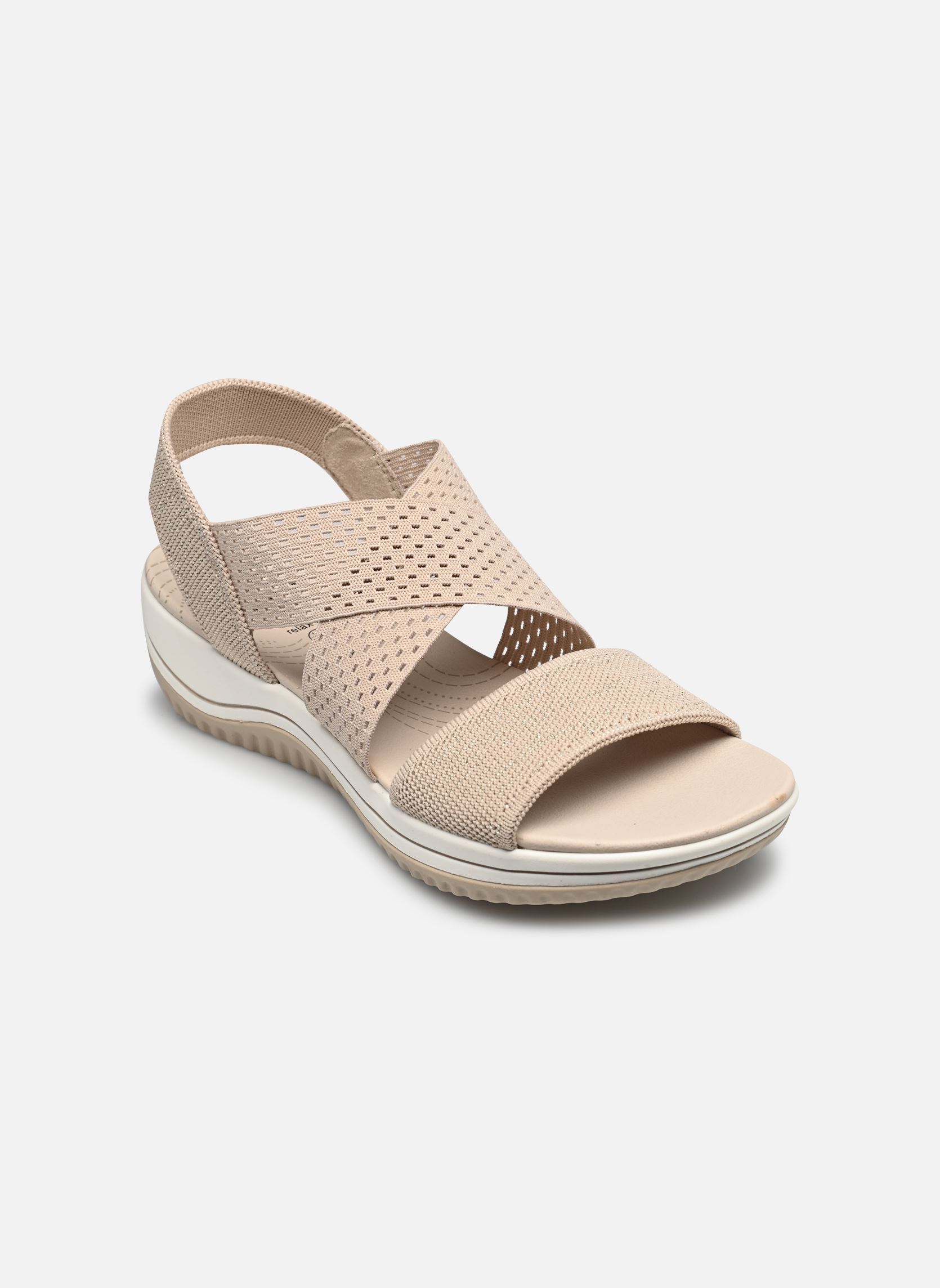 Sandalias y plataformas de cuña 28768-42 mujer beige Jana shoes Sandalias y plataformas de cuña 28768-42 mujer beige BEIGE/GOLD