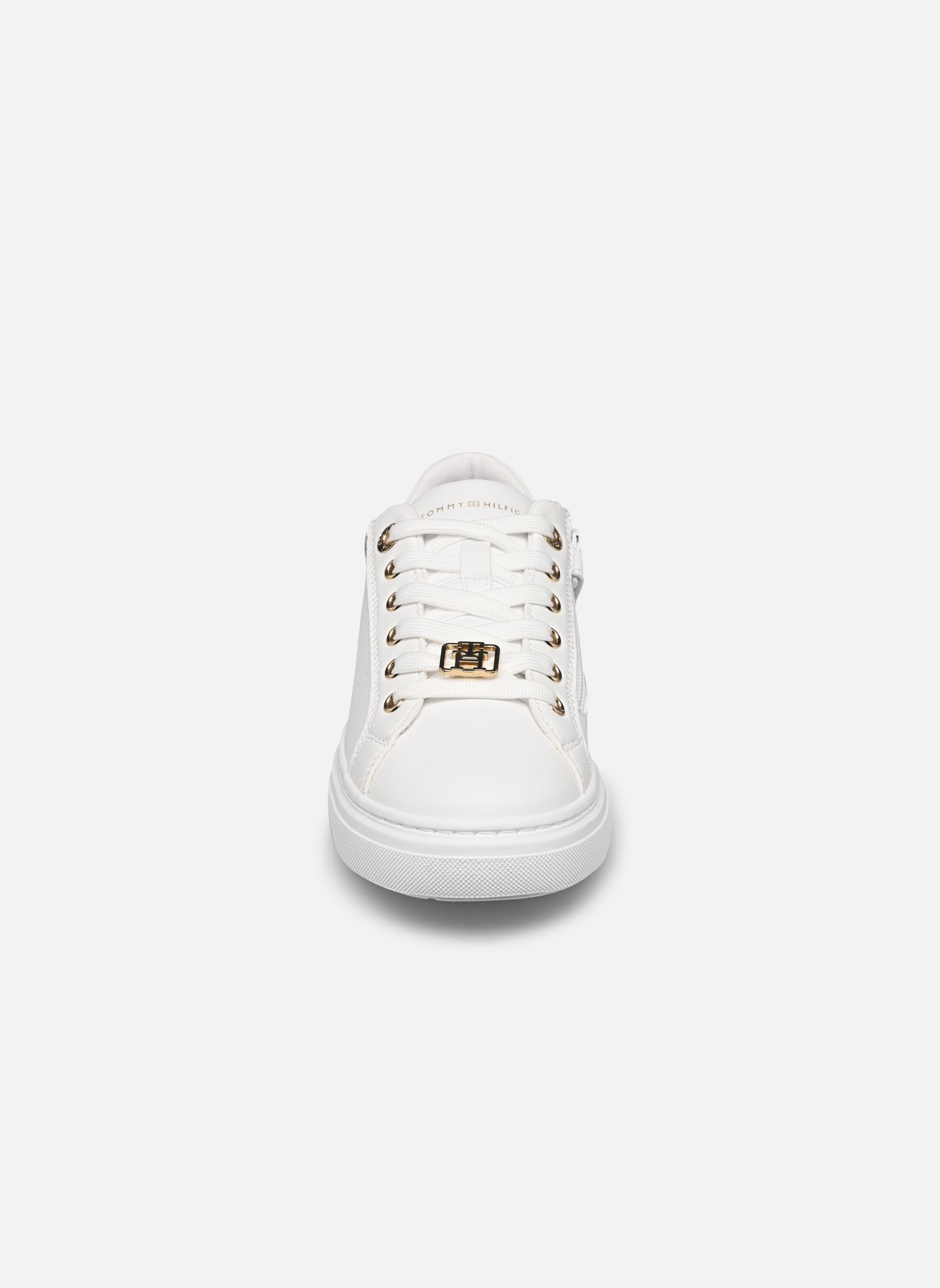 Sneakers LOW CUT LACE-UP SNEAKER WHITE/PLATINUM meisjes wit Tommy Hilfiger Sneakers LOW CUT LACE-UP SNEAKER WHITE/PLATINUM meisjes wit WHITE/PLATINUM