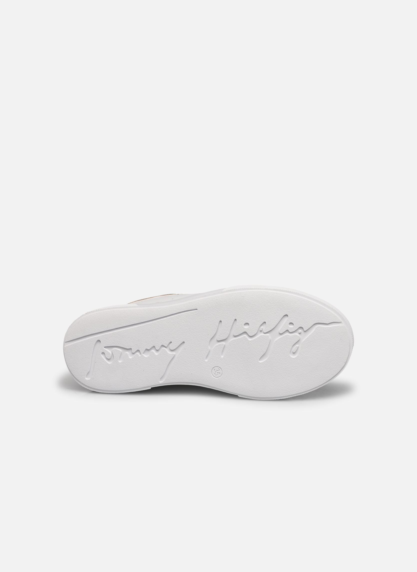Sneakers LOW CUT LACE-UP SNEAKER WHITE/PLATINUM meisjes wit Tommy Hilfiger Sneakers LOW CUT LACE-UP SNEAKER WHITE/PLATINUM meisjes wit WHITE/PLATINUM