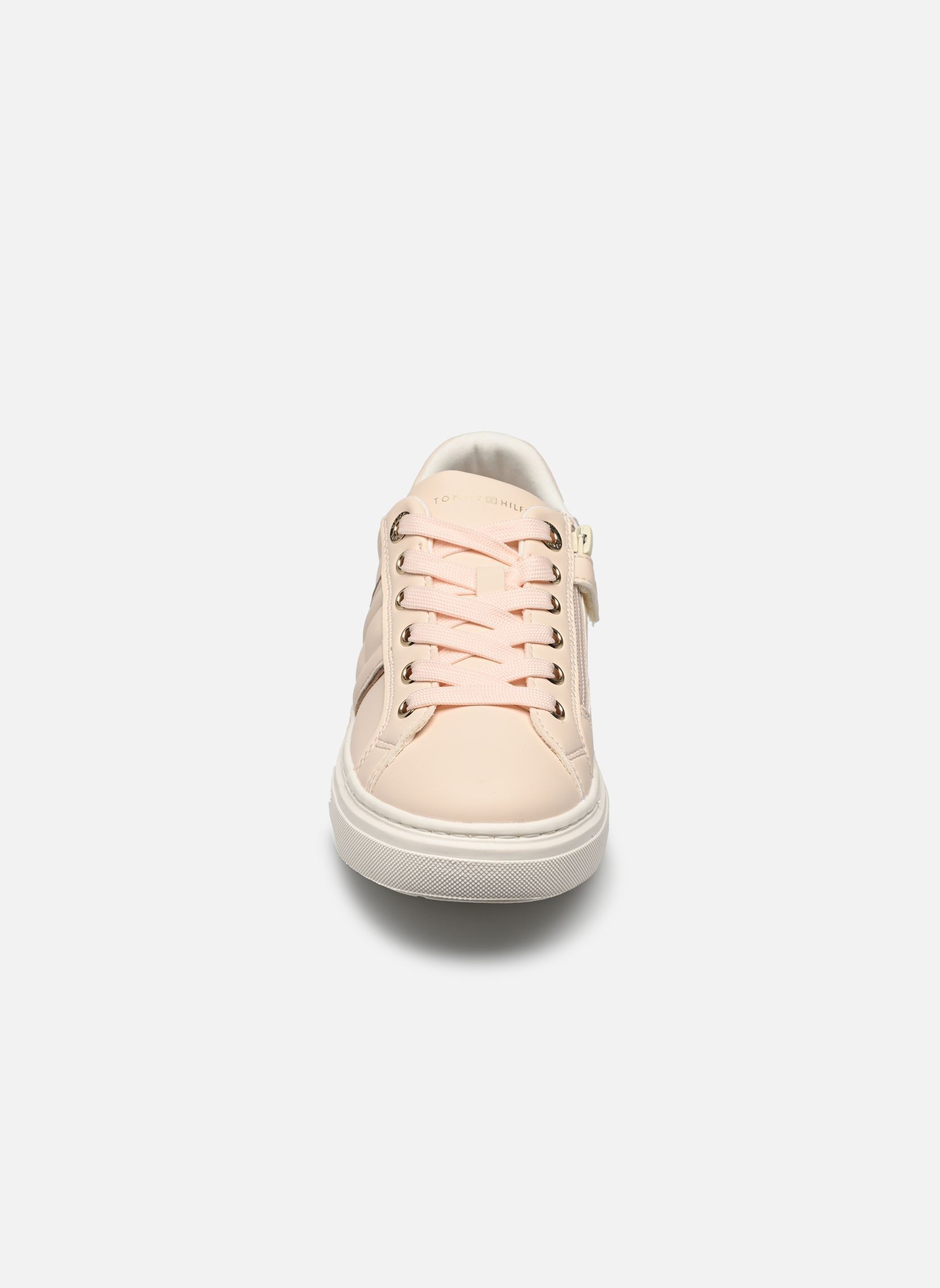 Sneakers LOW CUT LACE-UP SNEAKER NUDE/ROSE GOLD bambina beige Tommy Hilfiger Sneakers LOW CUT LACE-UP SNEAKER NUDE/ROSE GOLD bambina beige NUDE/ROSE GOLD
