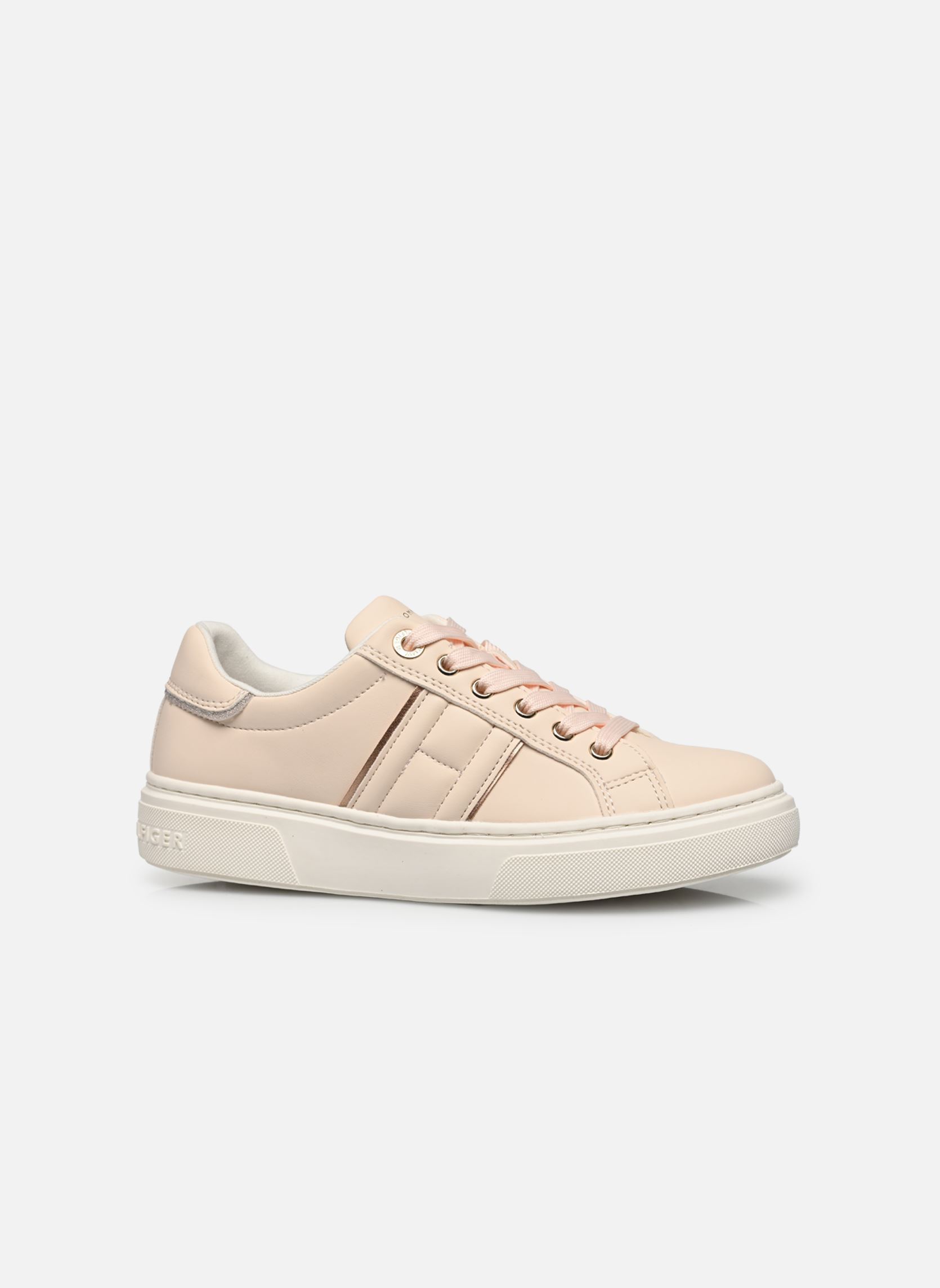 Sneakers LOW CUT LACE-UP SNEAKER NUDE/ROSE GOLD bambina beige Tommy Hilfiger Sneakers LOW CUT LACE-UP SNEAKER NUDE/ROSE GOLD bambina beige NUDE/ROSE GOLD