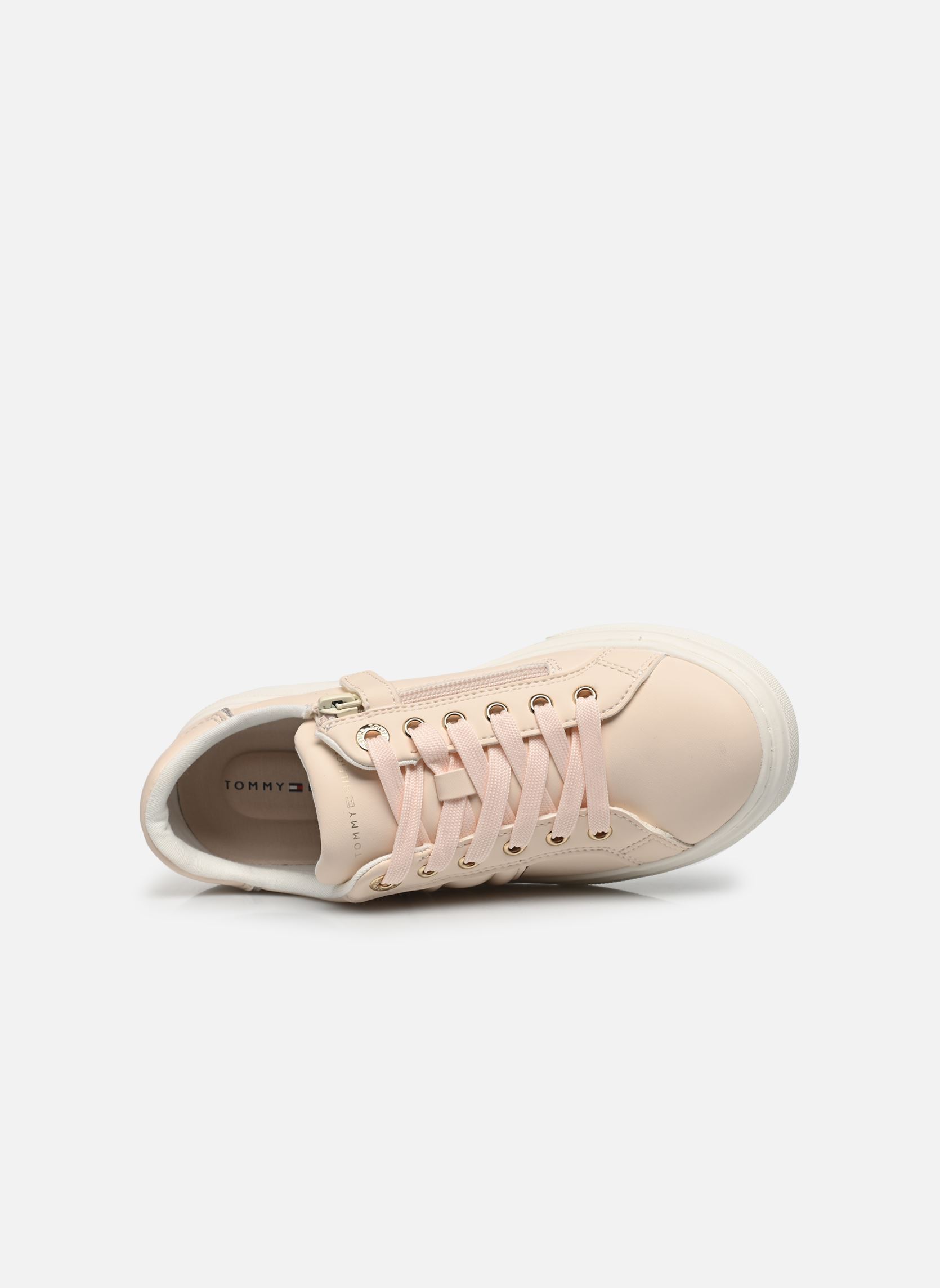 Sneakers LOW CUT LACE-UP SNEAKER NUDE/ROSE GOLD bambina beige Tommy Hilfiger Sneakers LOW CUT LACE-UP SNEAKER NUDE/ROSE GOLD bambina beige NUDE/ROSE GOLD