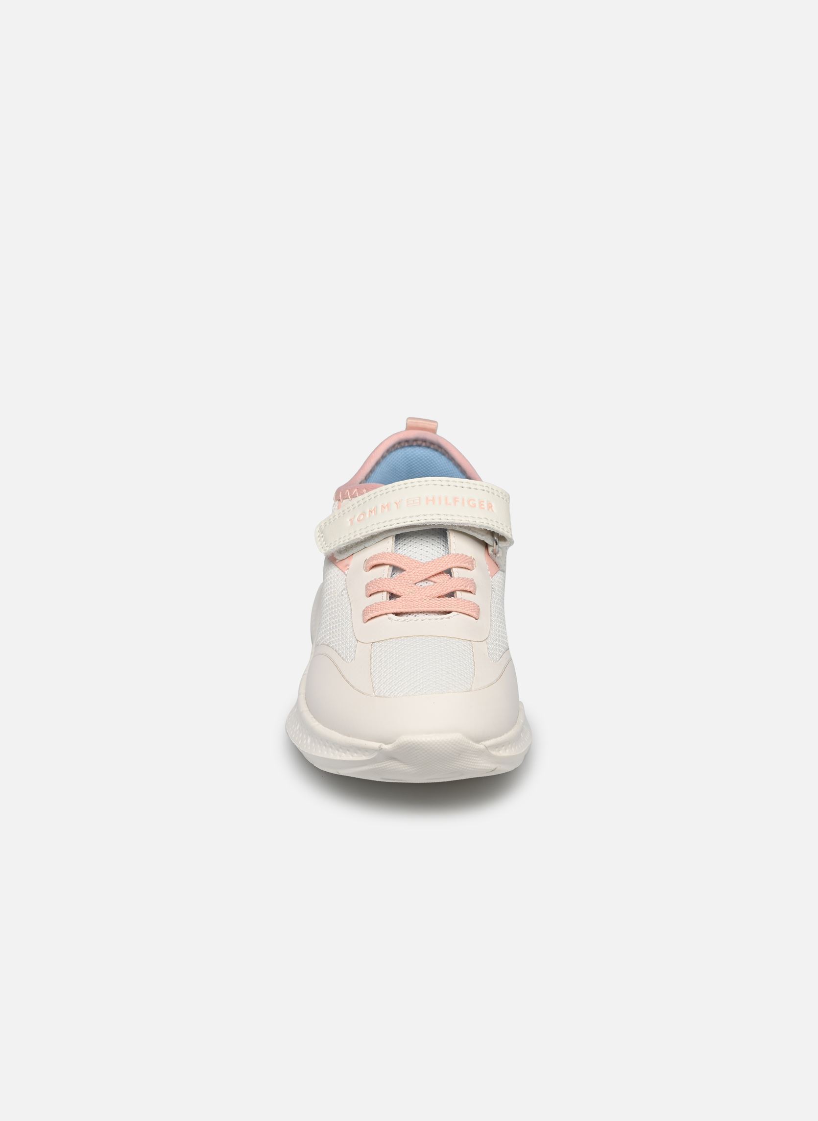 Baskets LOW CUT LACE-UP/VELCRO SNEAKER OFF WHITE fille blanc Tommy Hilfiger Baskets LOW CUT LACE-UP/VELCRO SNEAKER OFF WHITE fille blanc Off white/pink