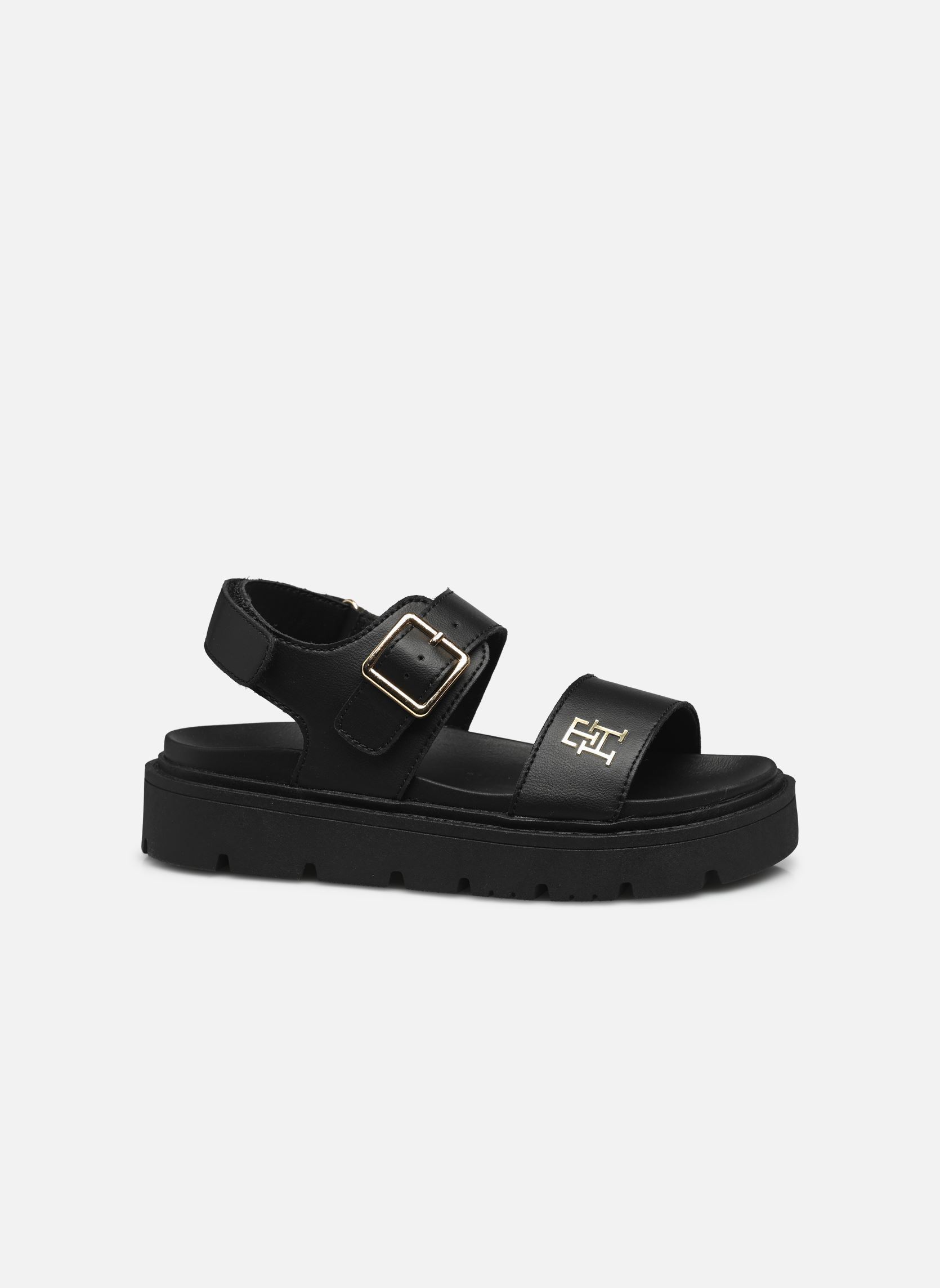 Sandalen SANDAL BLACK meisjes zwart Tommy Hilfiger Sandalen SANDAL BLACK meisjes zwart BLACK 1