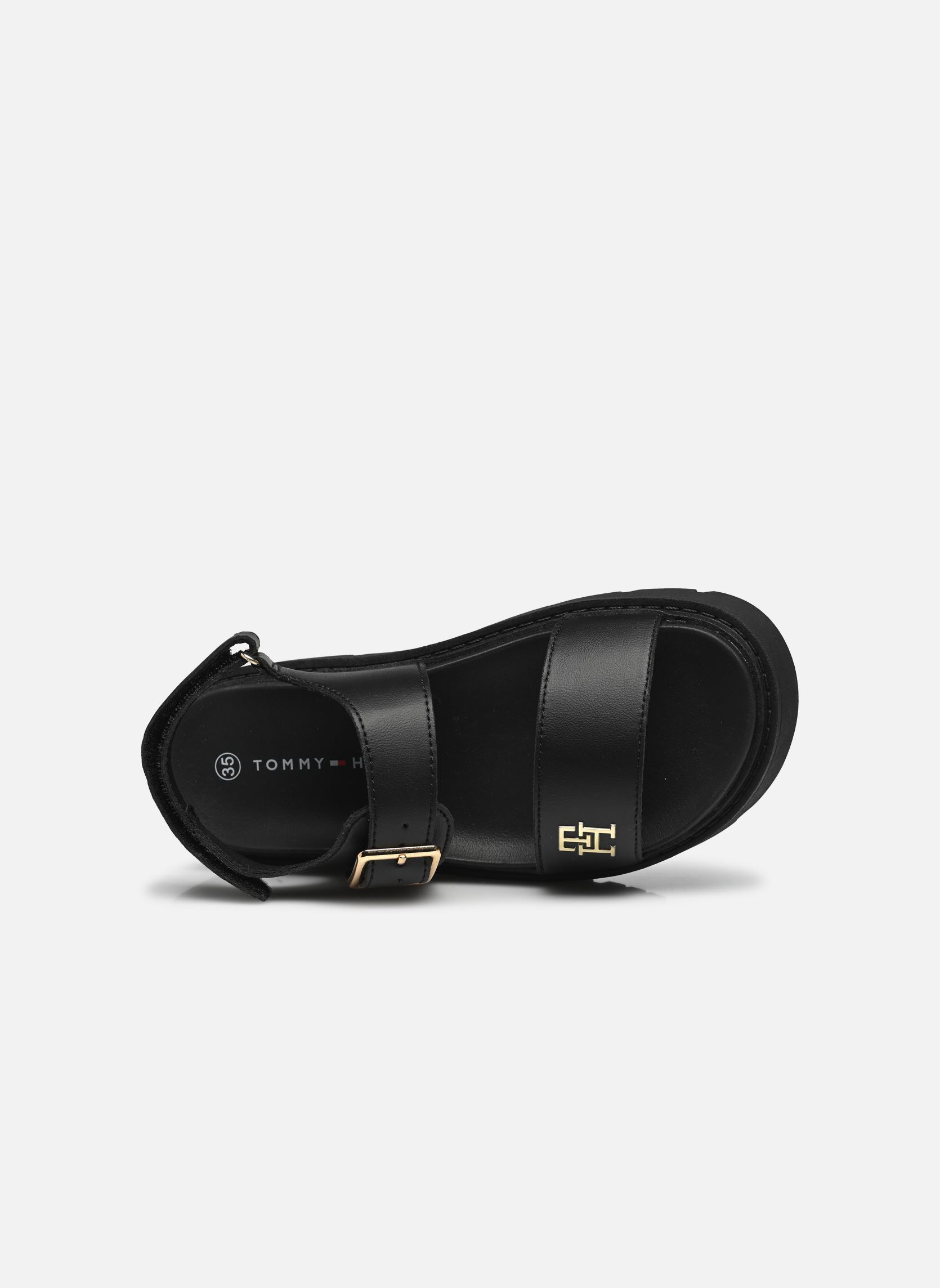 Sandalen SANDAL BLACK meisjes zwart Tommy Hilfiger Sandalen SANDAL BLACK meisjes zwart BLACK 1