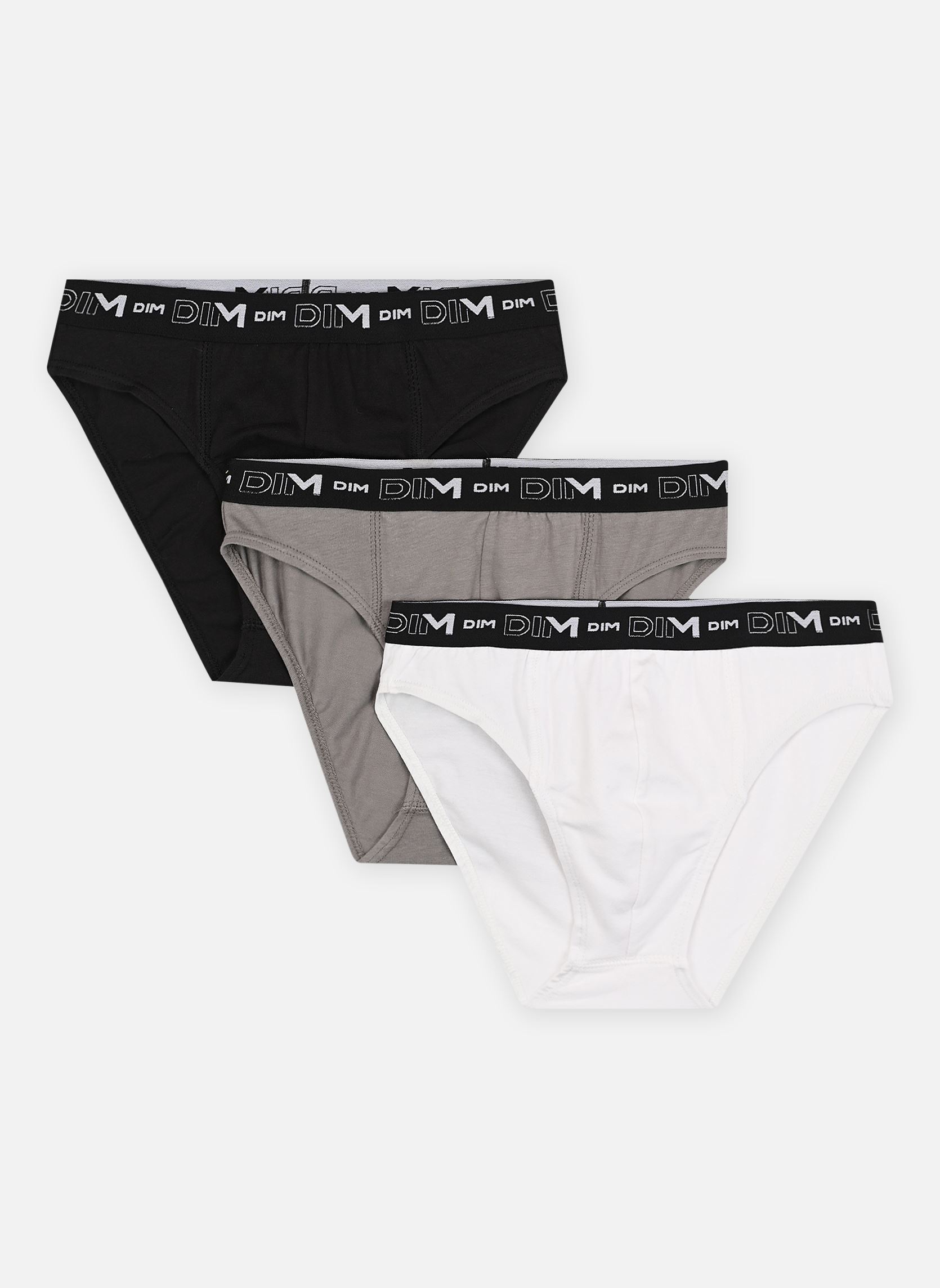 Vêtements Dim Coton Stretch Slips X3 pour Homme Vêtements Dim Coton Stretch Slips X3 pour Homme