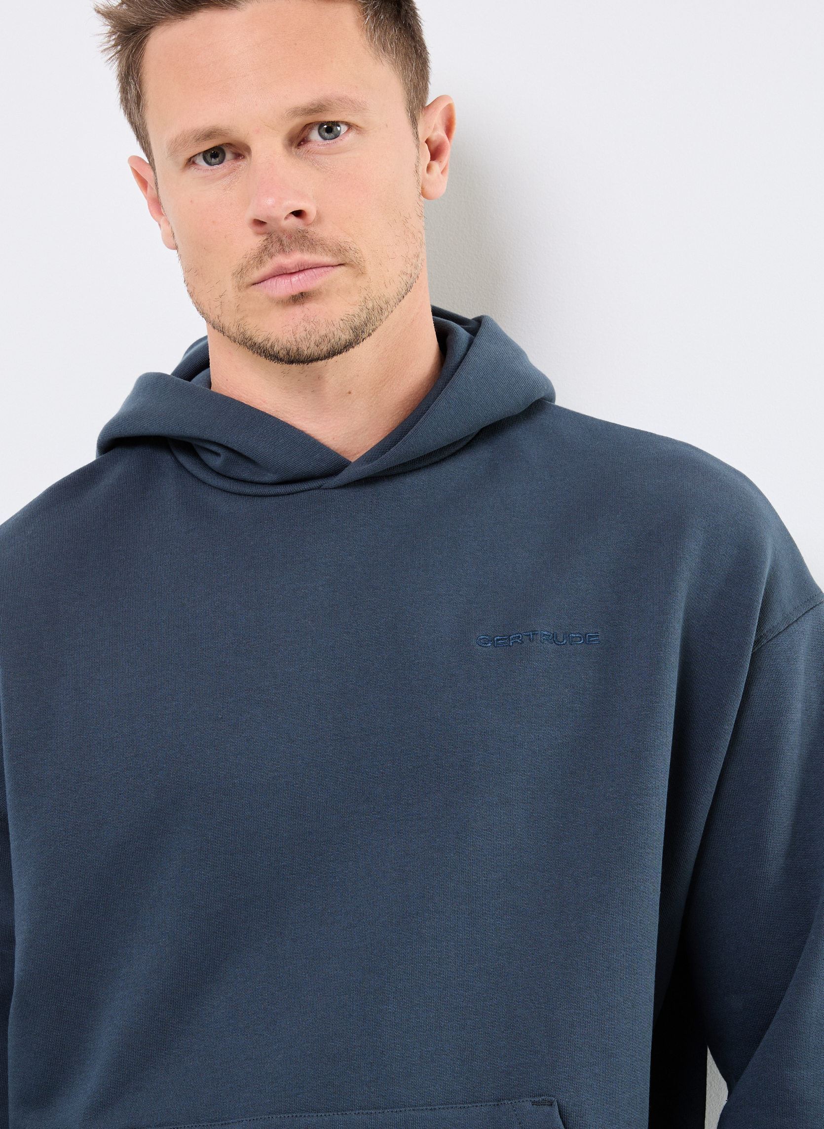 Kapuzenpullover E25 ANTO SWEAT CAPUCHE herren blau Gertrude Kapuzenpullover E25 ANTO SWEAT CAPUCHE herren blau NAVY