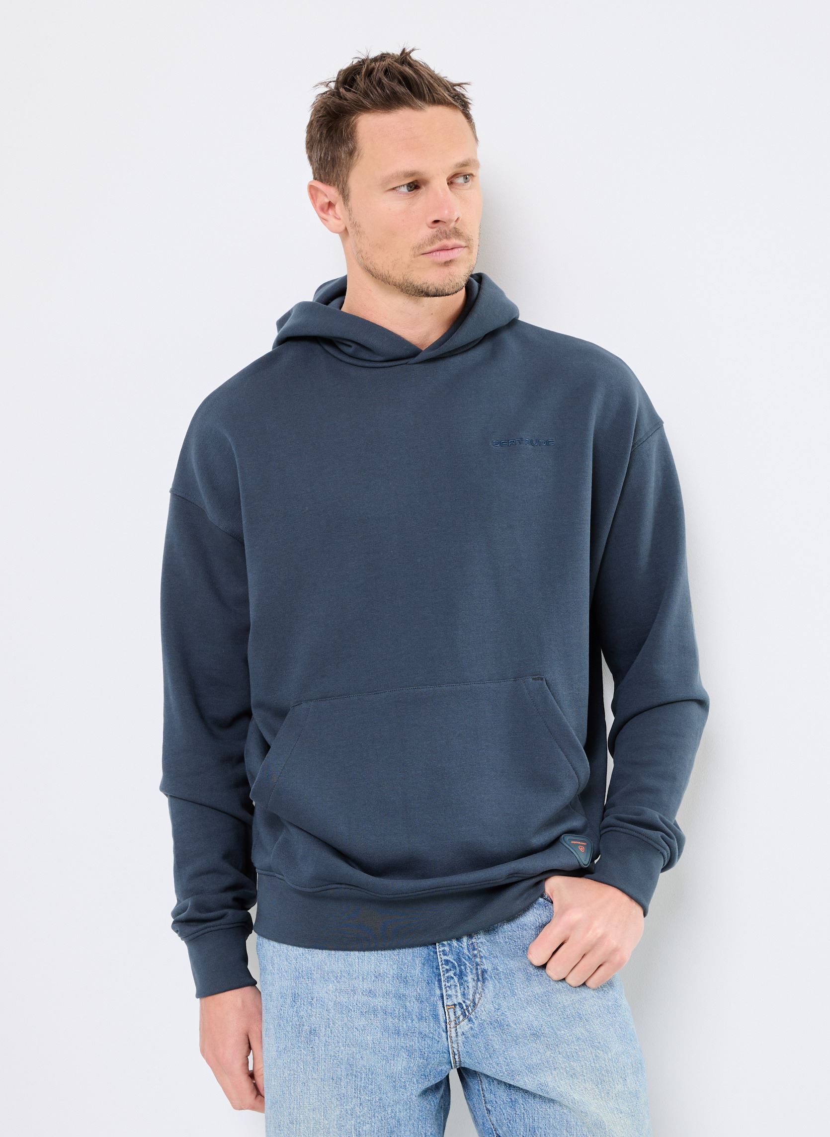 Kapuzenpullover E25 ANTO SWEAT CAPUCHE herren blau Gertrude Kapuzenpullover E25 ANTO SWEAT CAPUCHE herren blau NAVY