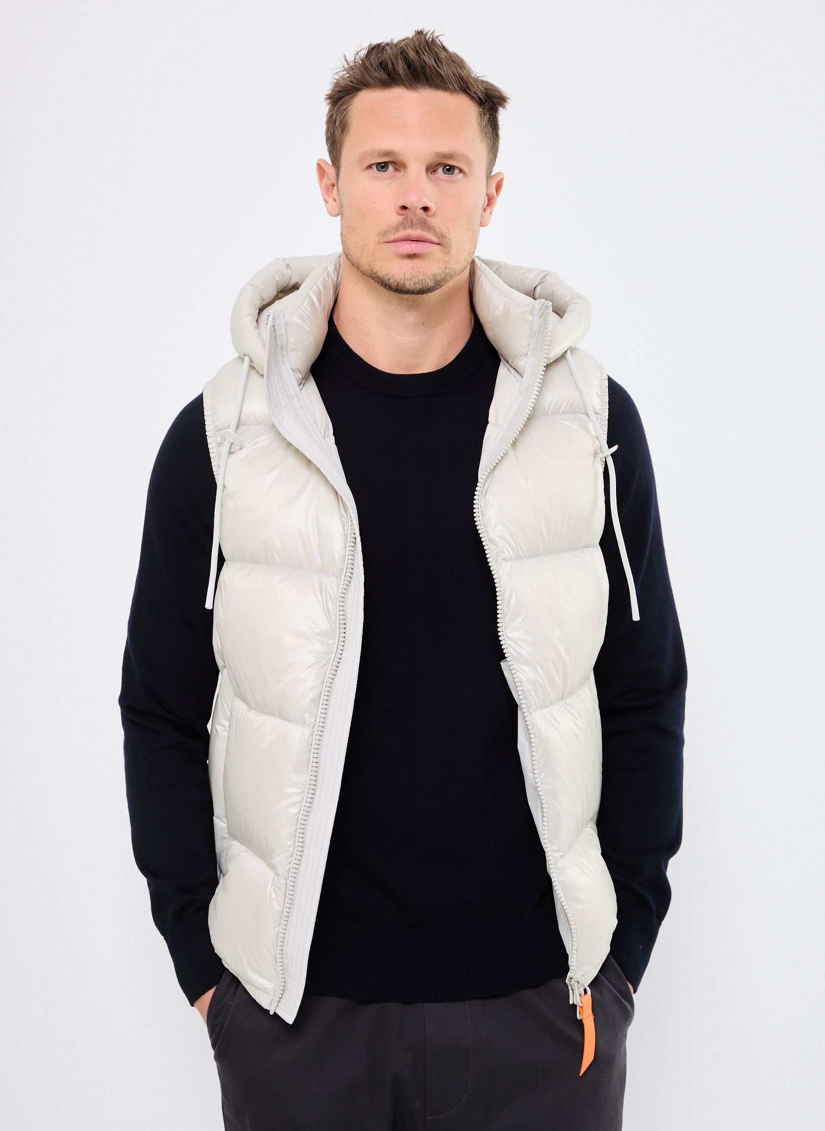 Doudounes sans manches Cesar Doudoune homme blanc Gertrude Doudounes sans manches Cesar Doudoune homme blanc LUNE