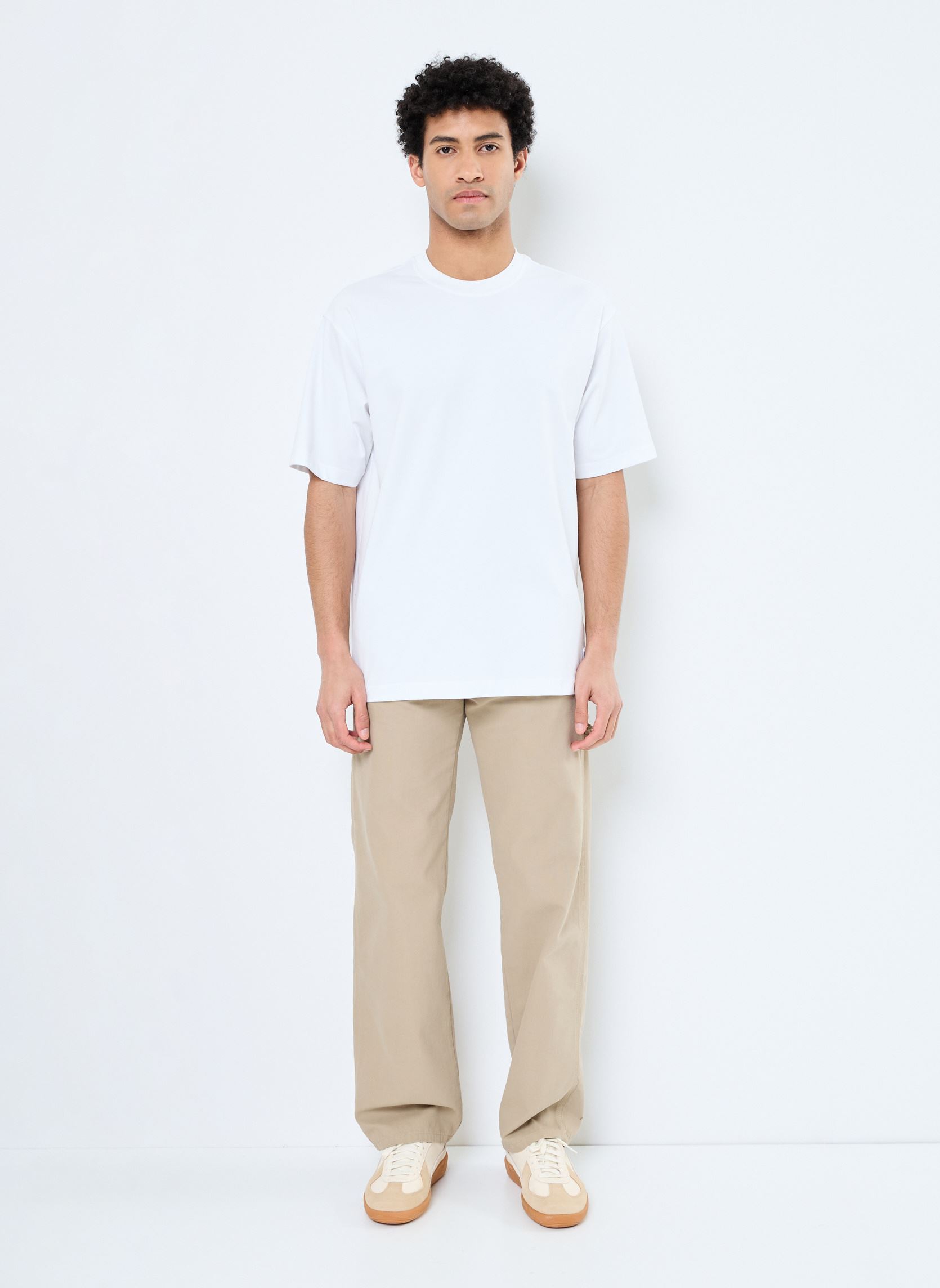 Tee-shirts manches courtes E25 HORTON TEE-SHIRT homme blanc Gertrude Tee-shirts manches courtes E25 HORTON TEE-SHIRT homme blanc OPTIC WHITE