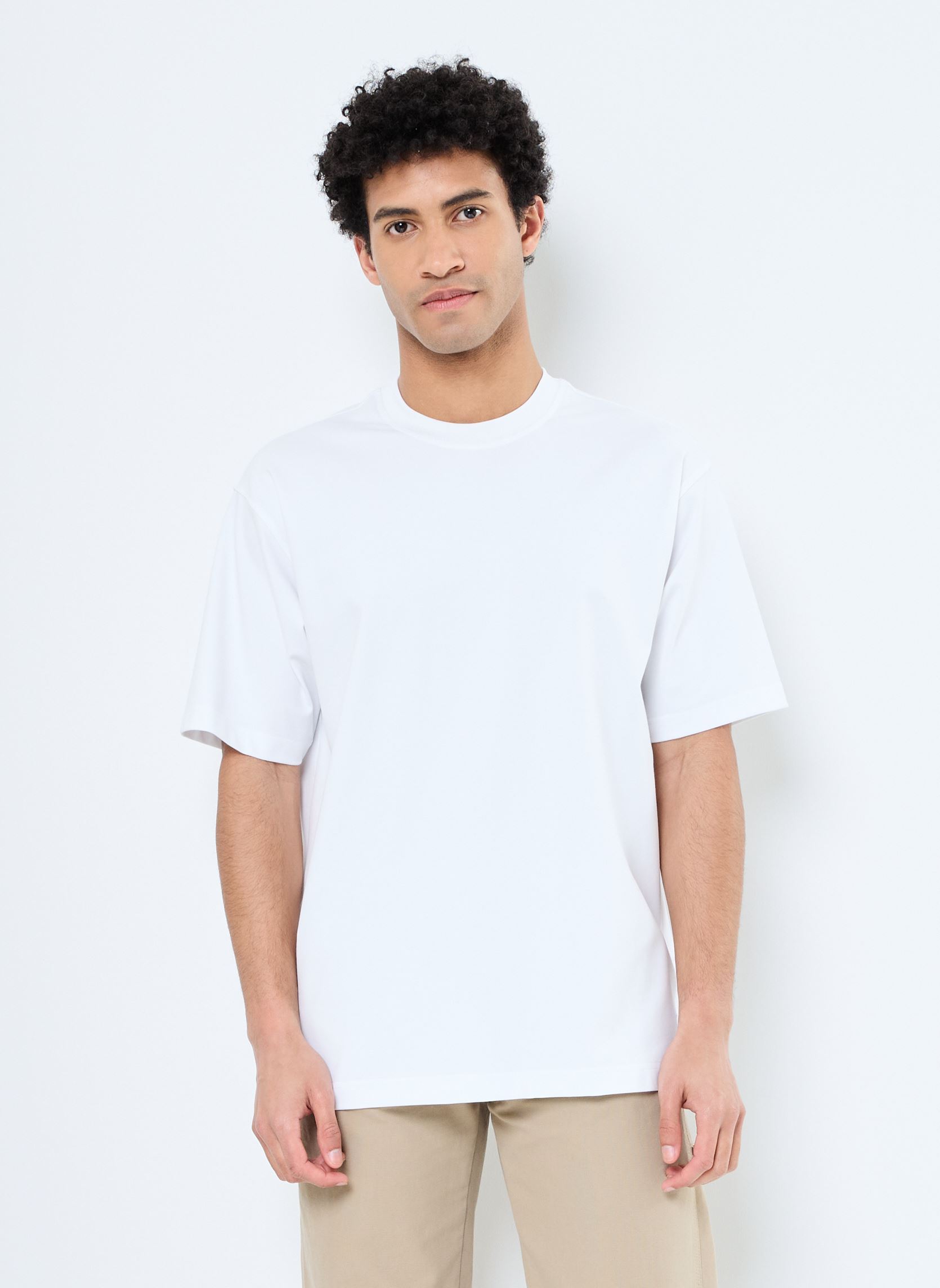 Tee-shirts manches courtes E25 HORTON TEE-SHIRT homme blanc Gertrude Tee-shirts manches courtes E25 HORTON TEE-SHIRT homme blanc OPTIC WHITE
