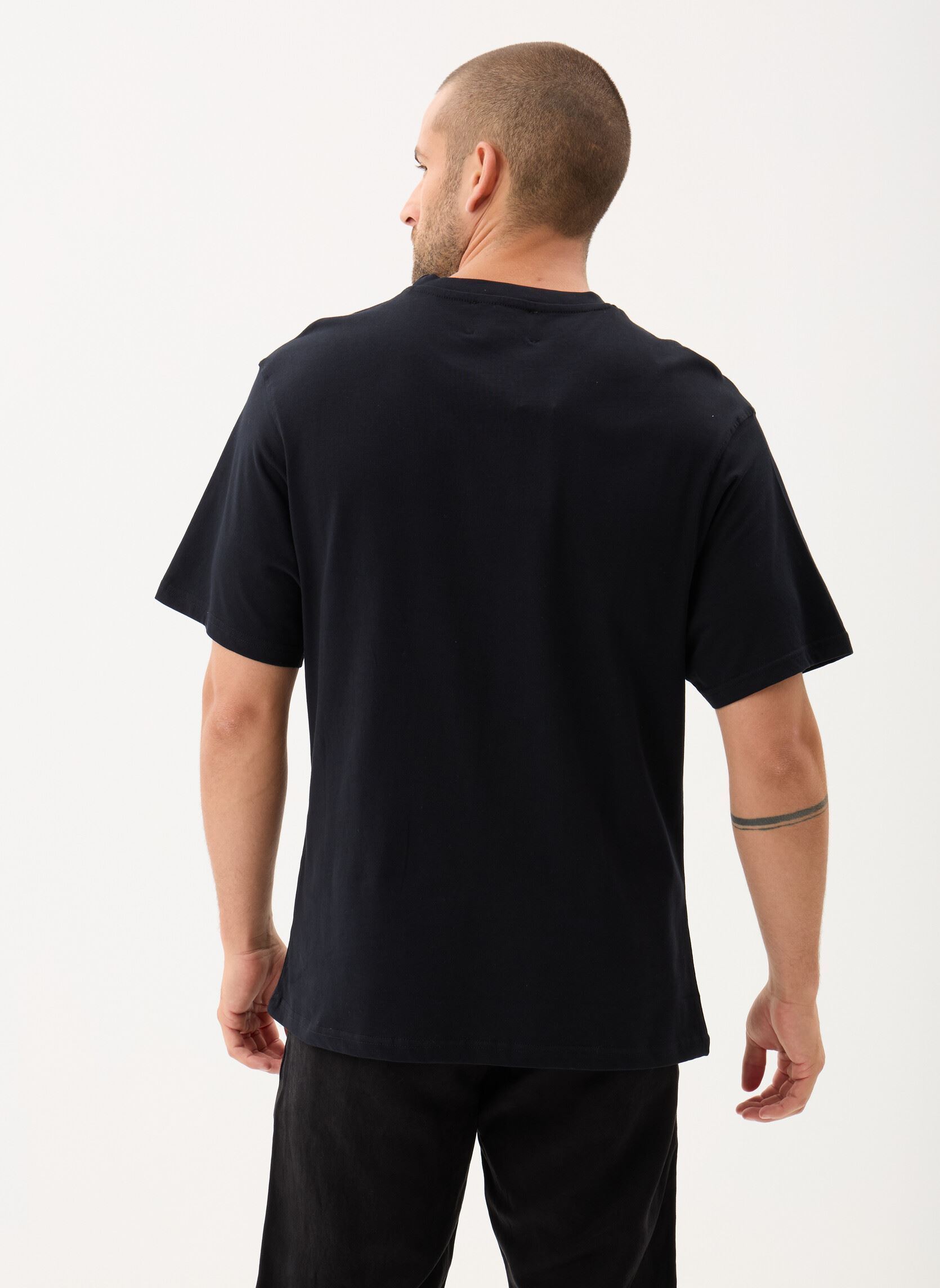 Tee-shirts manches courtes Leonce Tee-Shirt homme noir Gertrude Tee-shirts manches courtes Leonce Tee-Shirt homme noir BLACK