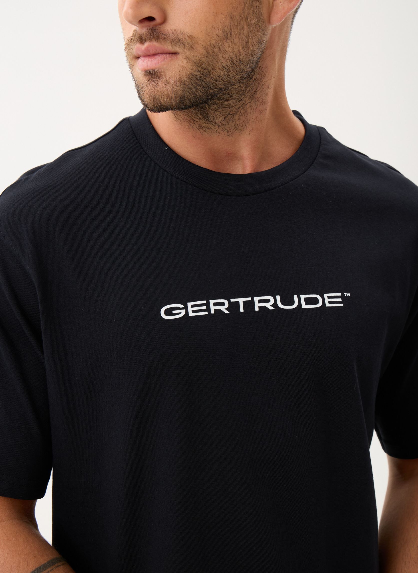 Tee-shirts manches courtes Leonce Tee-Shirt homme noir Gertrude Tee-shirts manches courtes Leonce Tee-Shirt homme noir BLACK