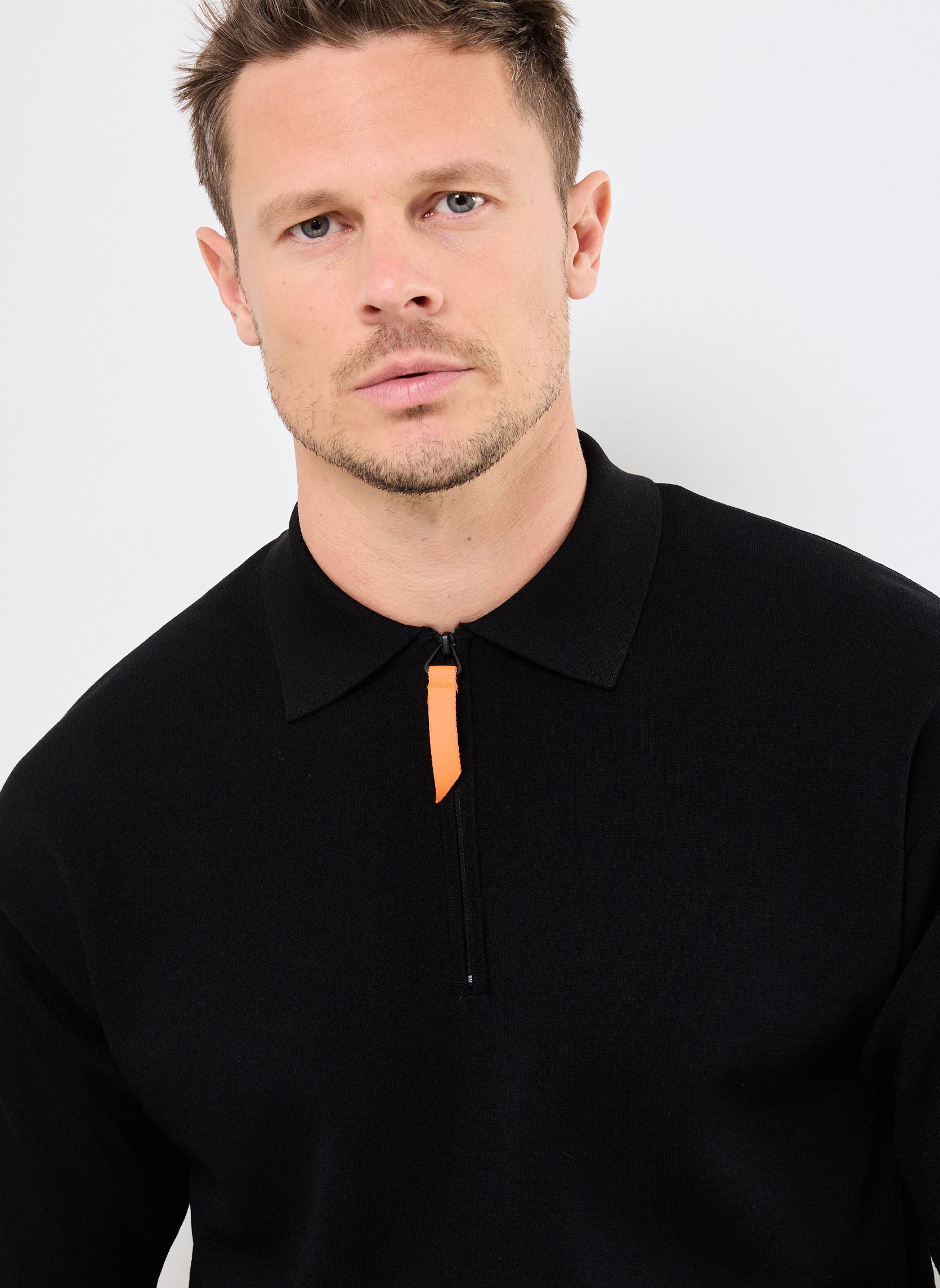 Kurzarm-Poloshirts E25 LULU POLO herren schwarz Gertrude Kurzarm-Poloshirts E25 LULU POLO herren schwarz BLACK