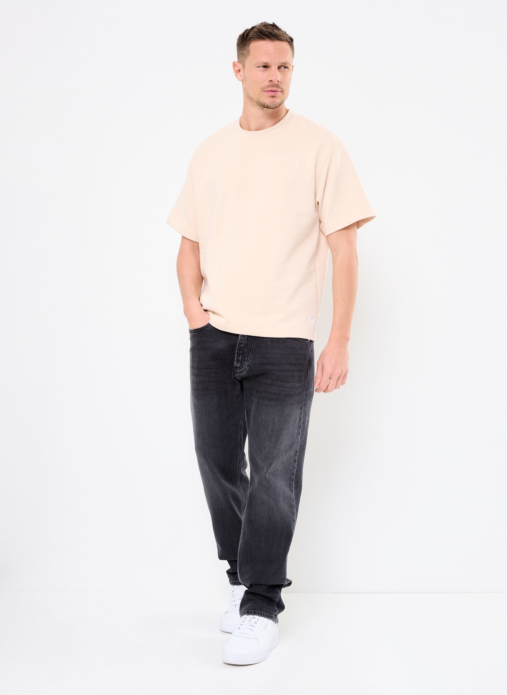 Tee-shirts manches courtes E25 TODD SWEAT homme beige Gertrude Tee-shirts manches courtes E25 TODD SWEAT homme beige BEIGE