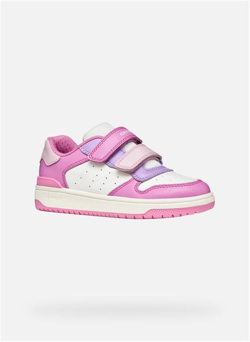 Geox Baskets basses WASHIBA GIRL fille rose
