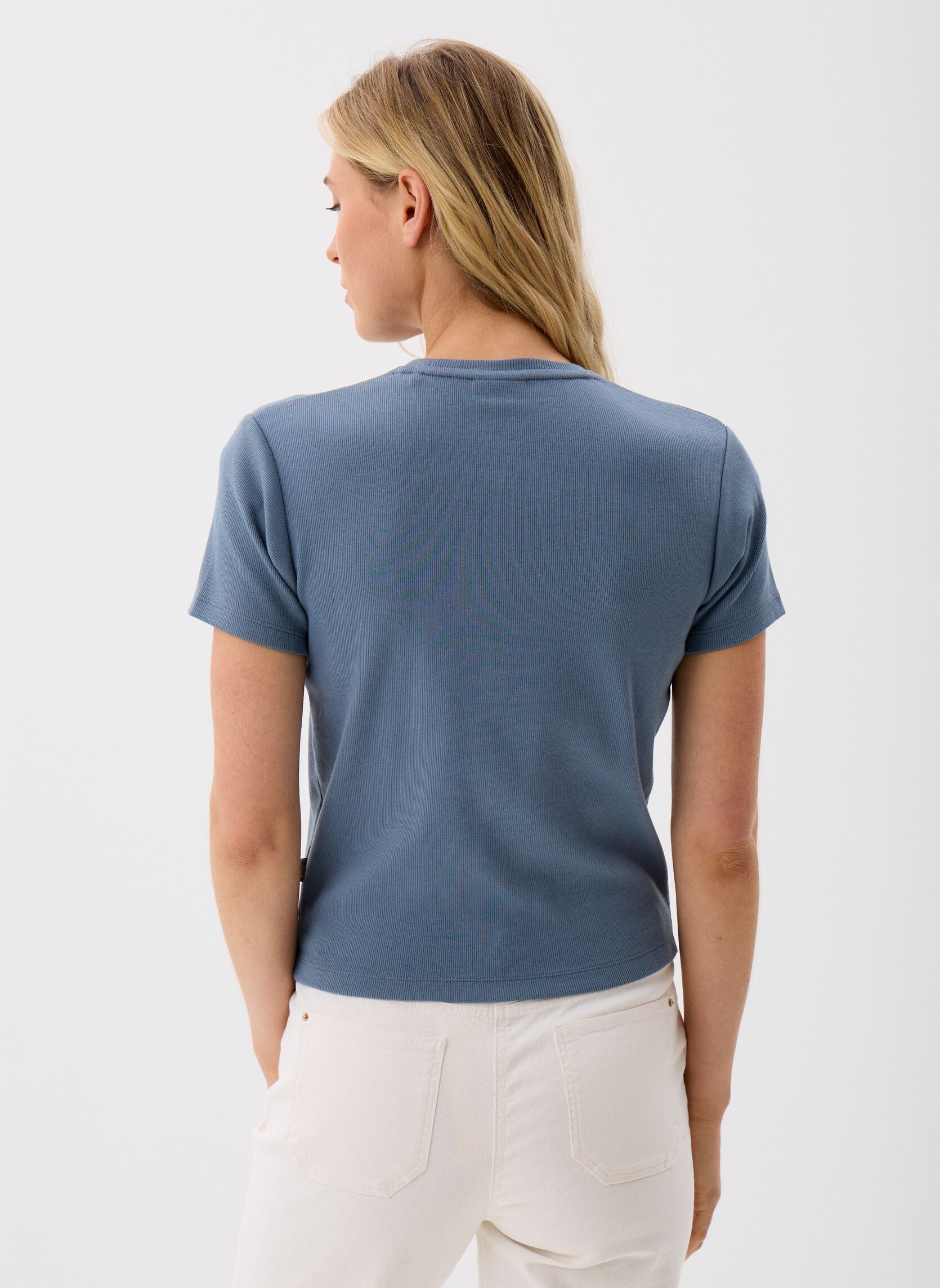 Kurzarm-T-Shirts LEWISTOWN EMBRO SS TEE W damen blau Dickies Kurzarm-T-Shirts LEWISTOWN EMBRO SS TEE W damen blau STORMY WEATHER