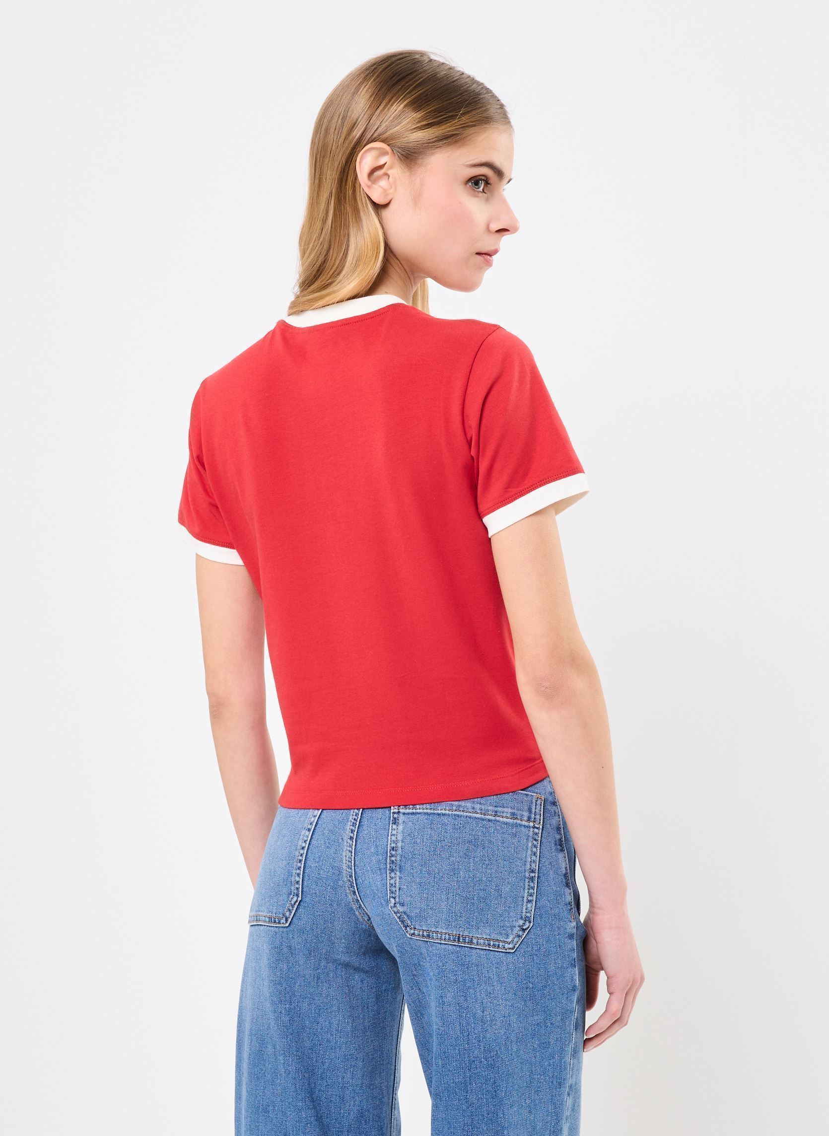 Tee-shirts LEWISTOWN RINGER SS TEE W femme rouge Dickies Tee-shirts LEWISTOWN RINGER SS TEE W femme rouge ENGLISH RED
